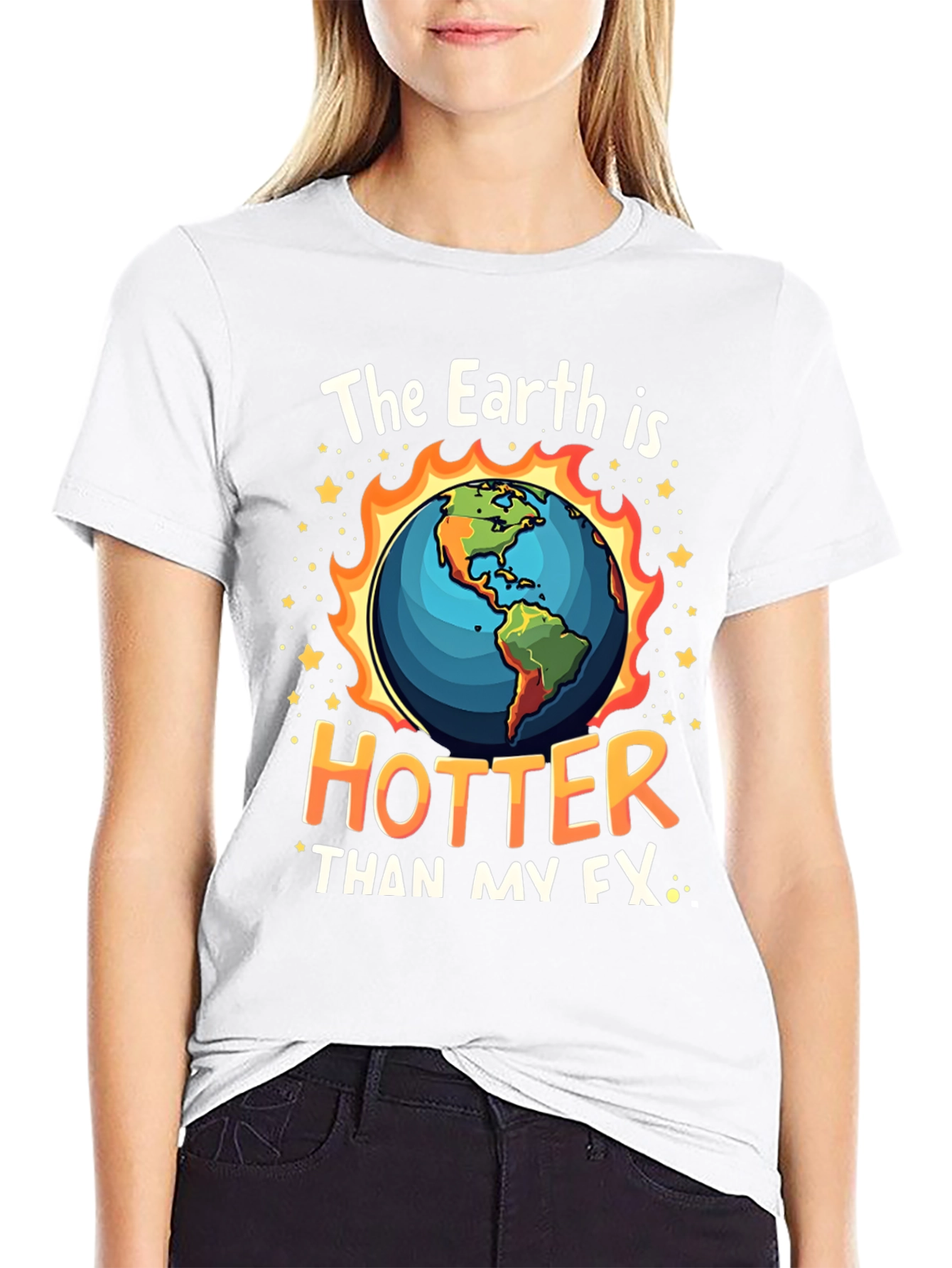 Earth is Hotter Tee - Global Warming Awareness T-Shirt