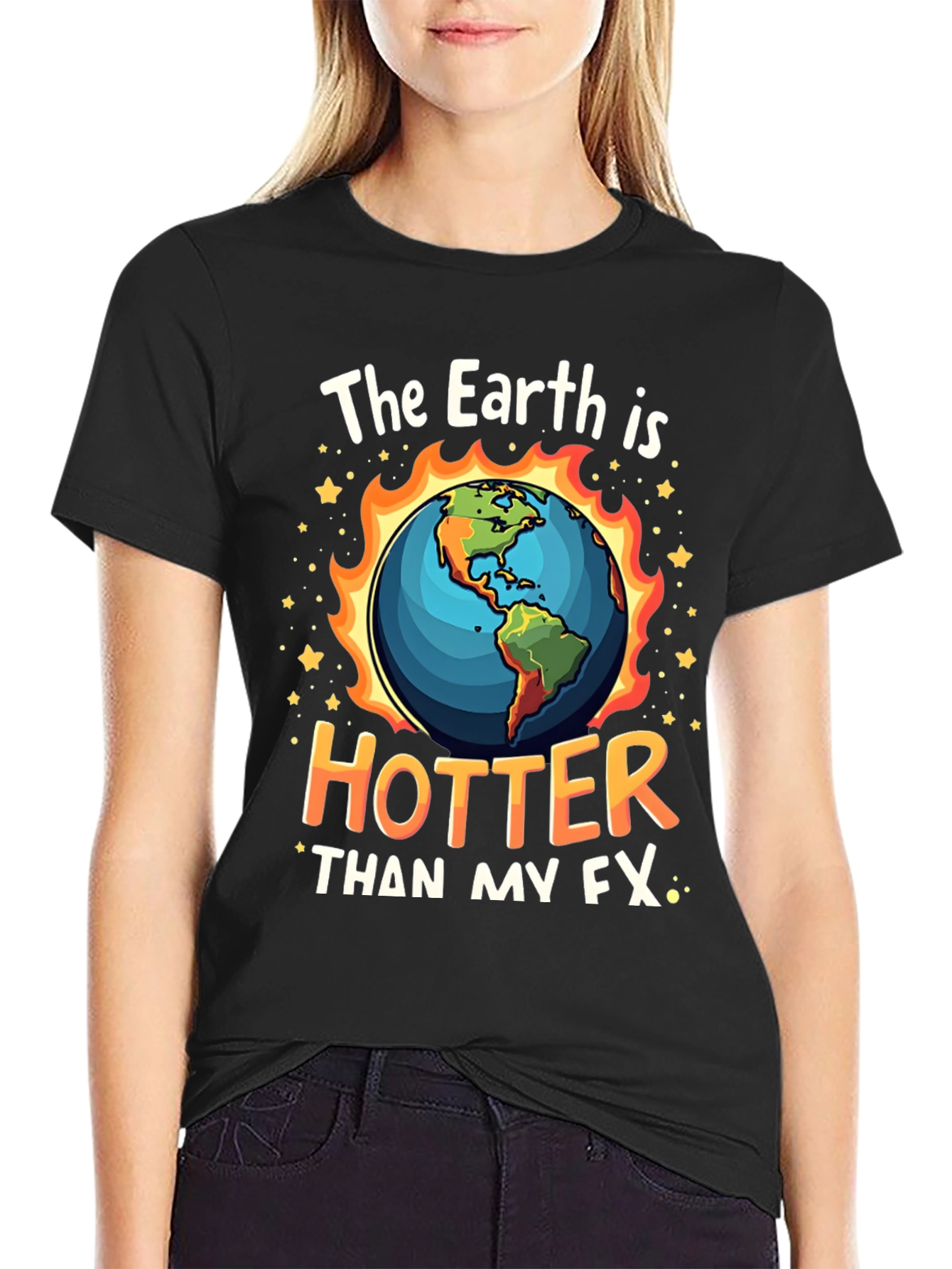 Earth is Hotter Tee - Global Warming Awareness T-Shirt
