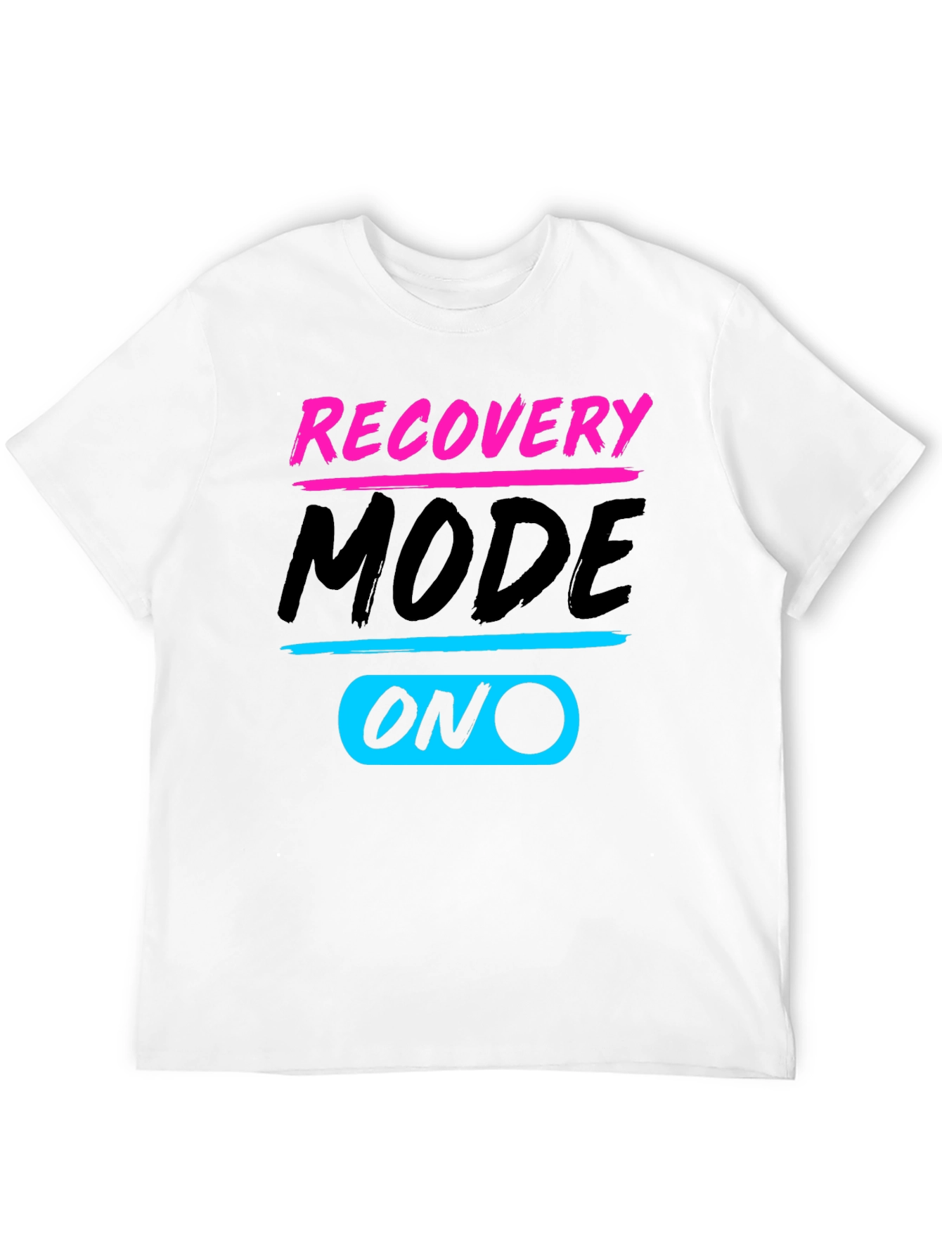 Recovery Mode ON Black T-Shirt