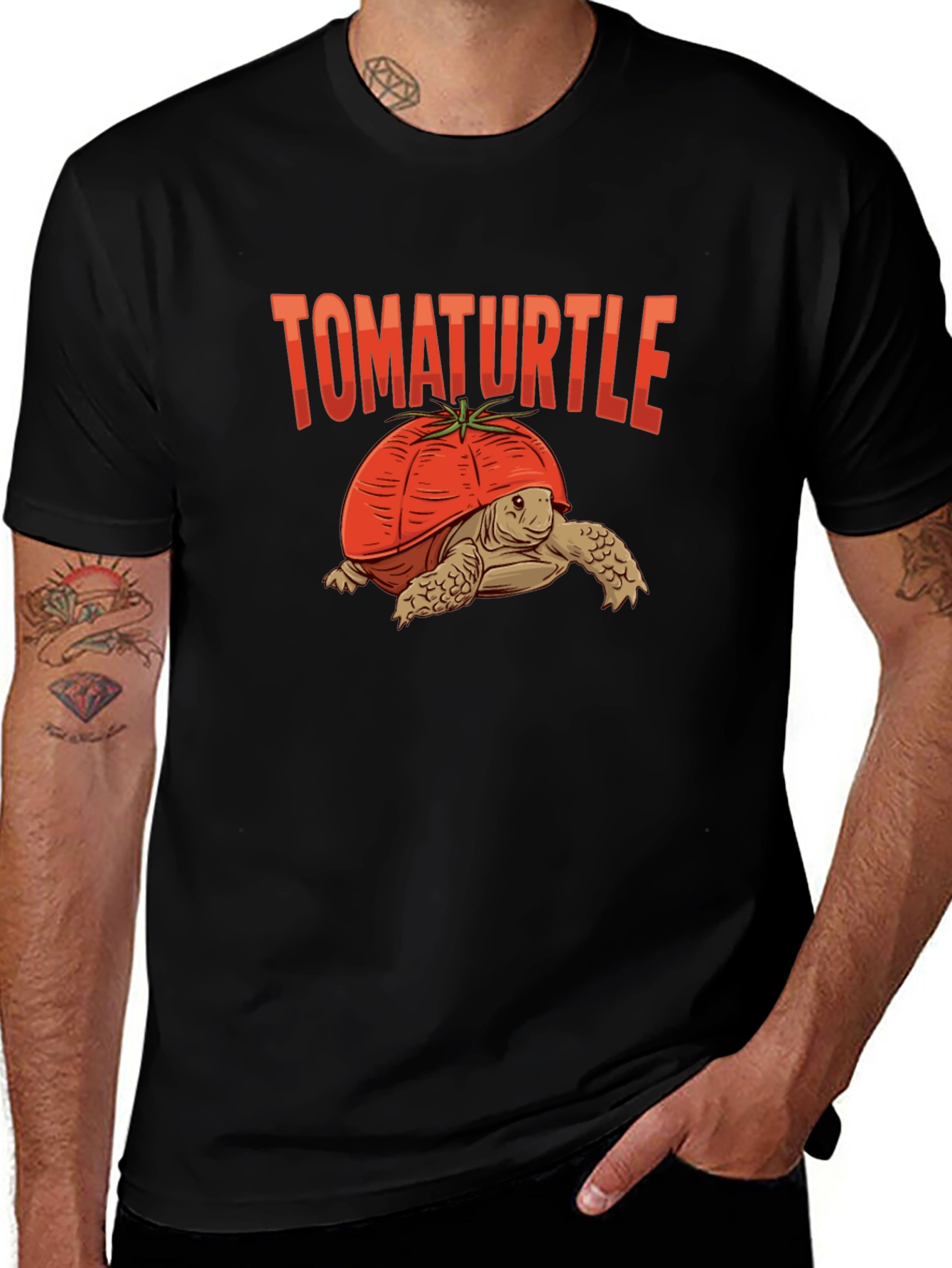 Tomaturtle T-Shirt - Funny Turtle Tomato Design