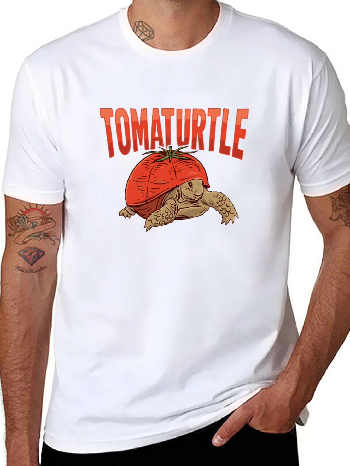 Tomaturtle T-Shirt - Funny Turtle Tomato Design