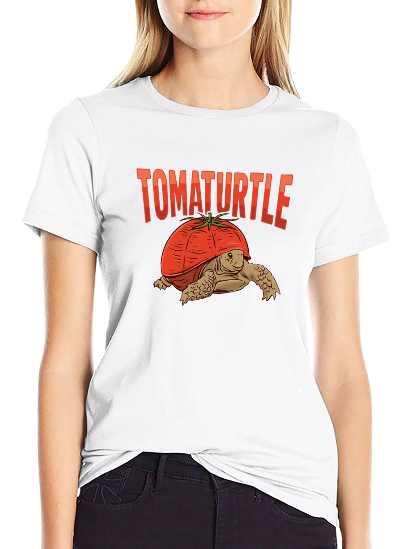 Tomaturtle T-Shirt - Funny Turtle Tomato Design
