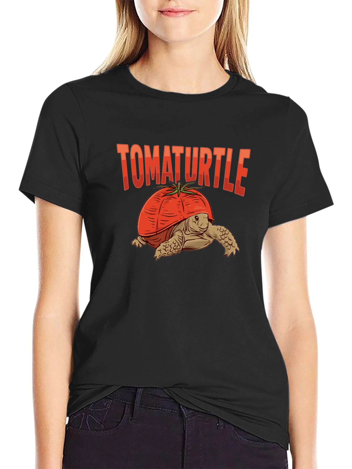 Tomaturtle T-Shirt - Funny Turtle Tomato Design