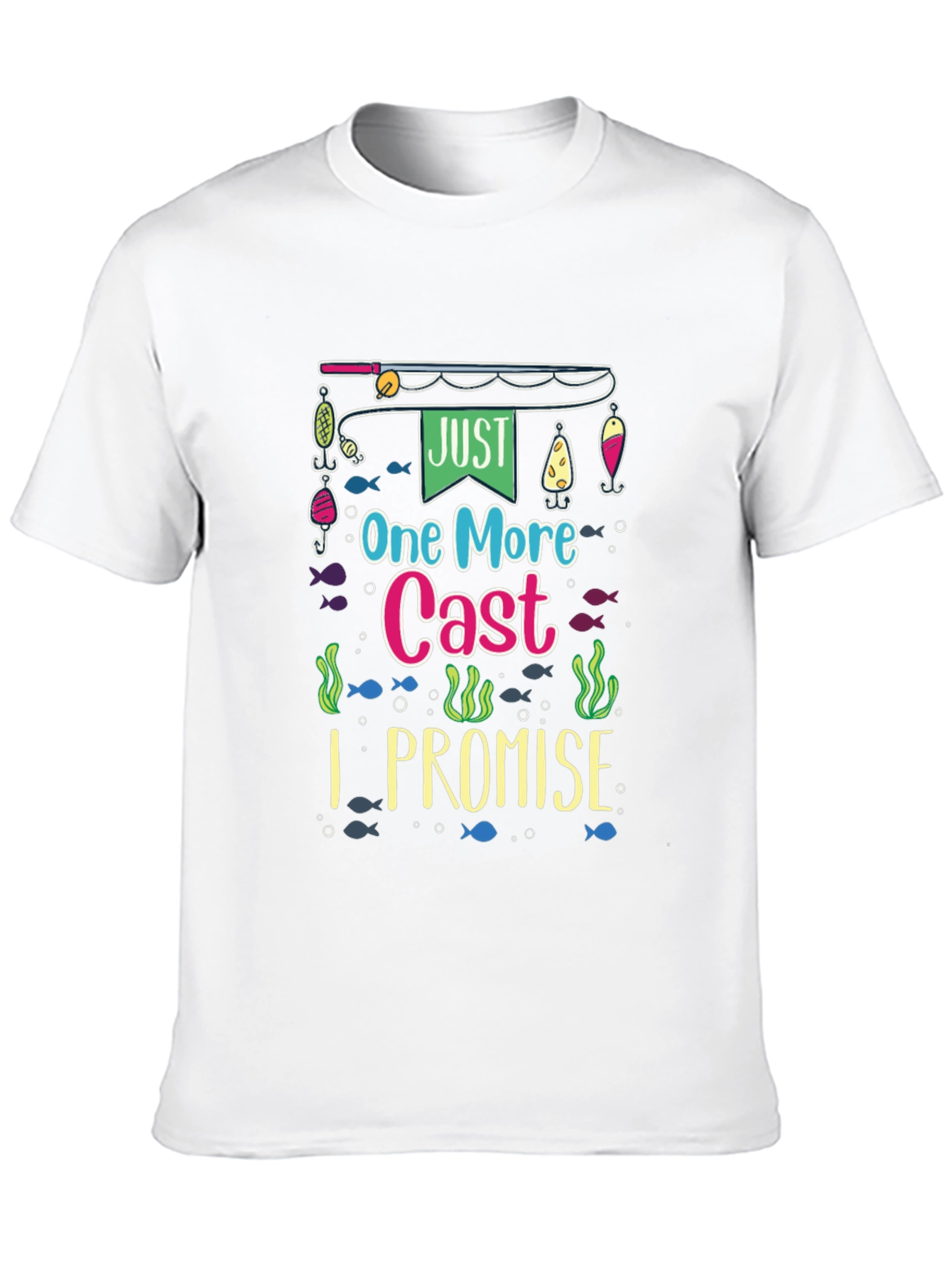 Just One More Cast T-Shirt Funny Fishing Tee