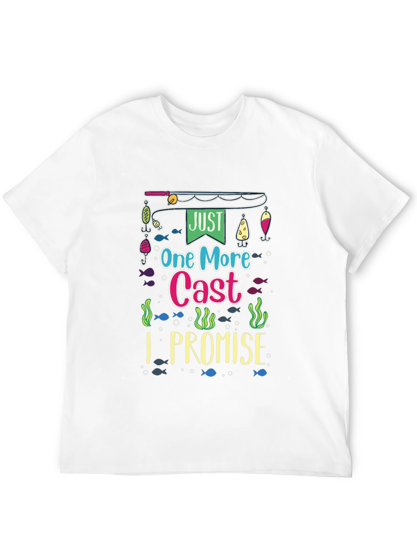 Just One More Cast T-Shirt Funny Fishing Tee