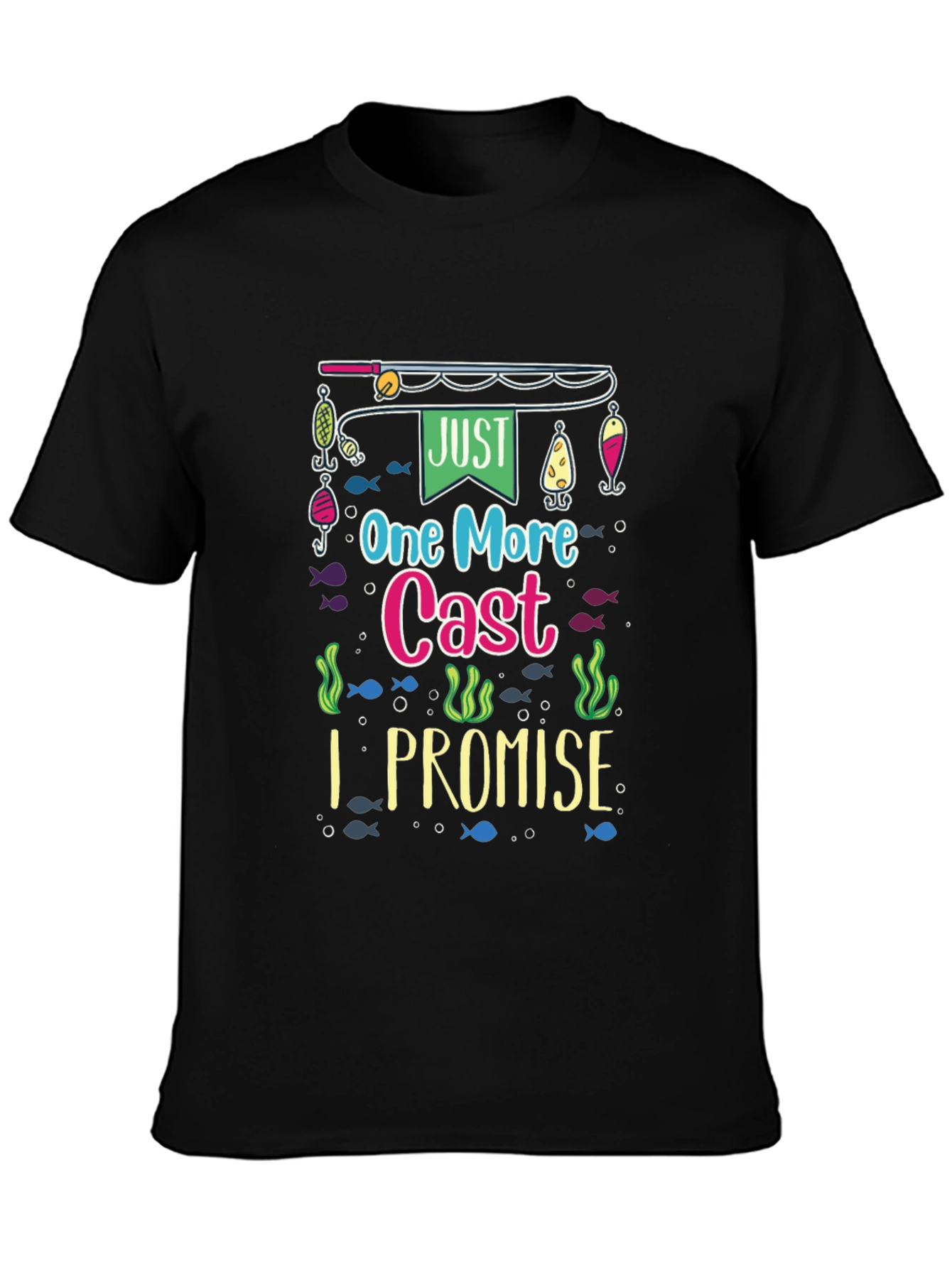 Just One More Cast T-Shirt Funny Fishing Tee