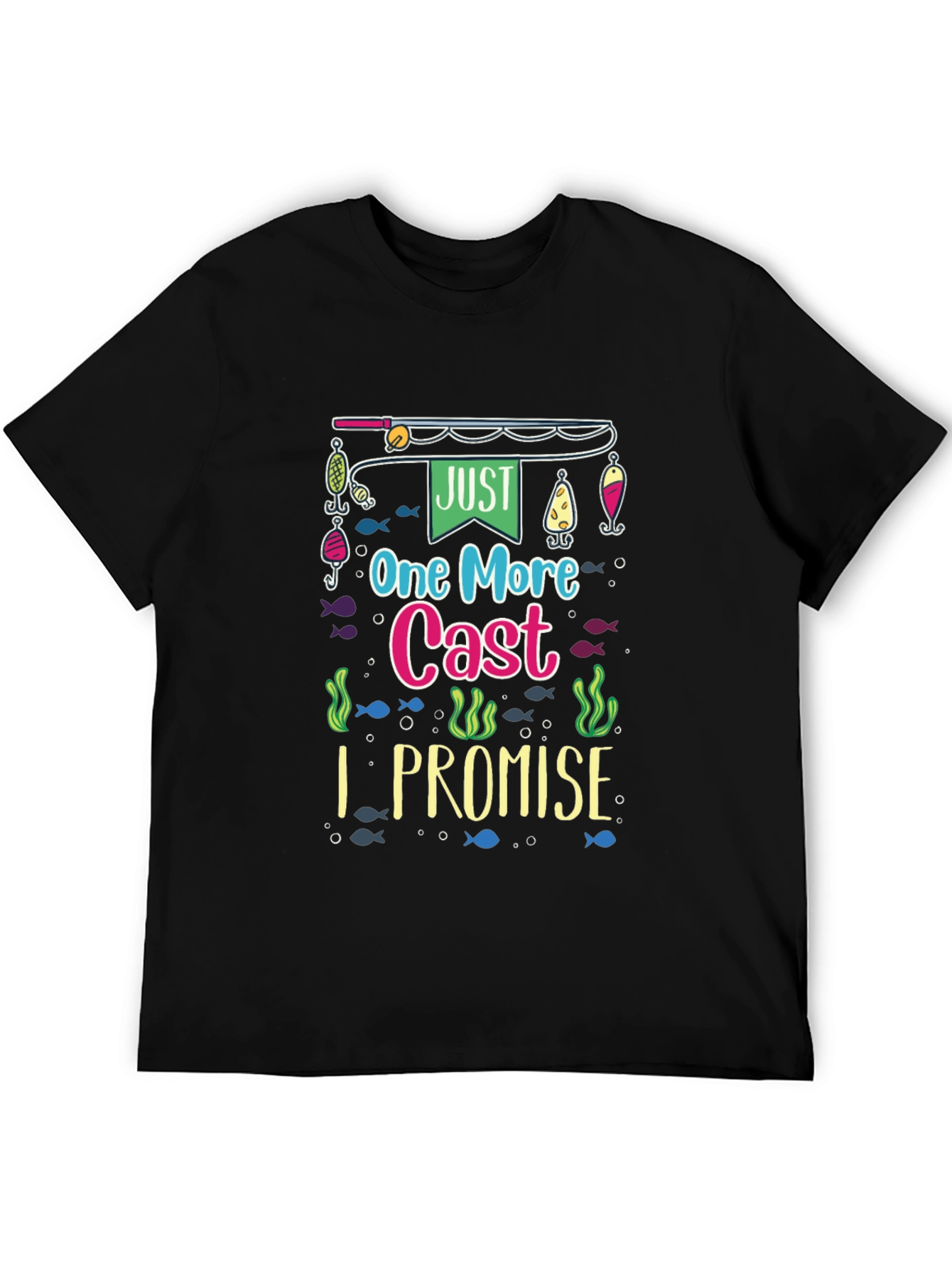 Just One More Cast T-Shirt Funny Fishing Tee