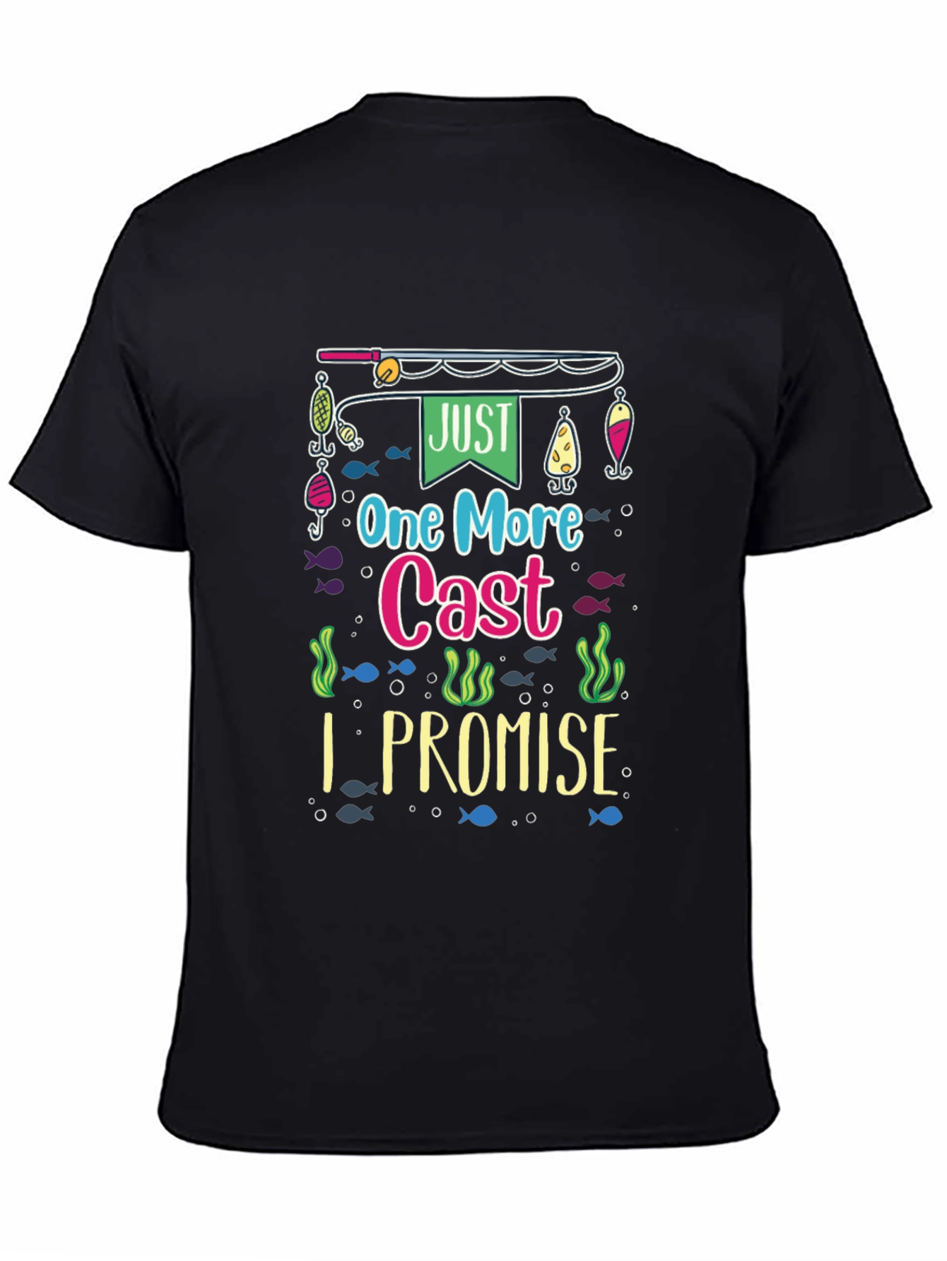 Just One More Cast T-Shirt Funny Fishing Tee
