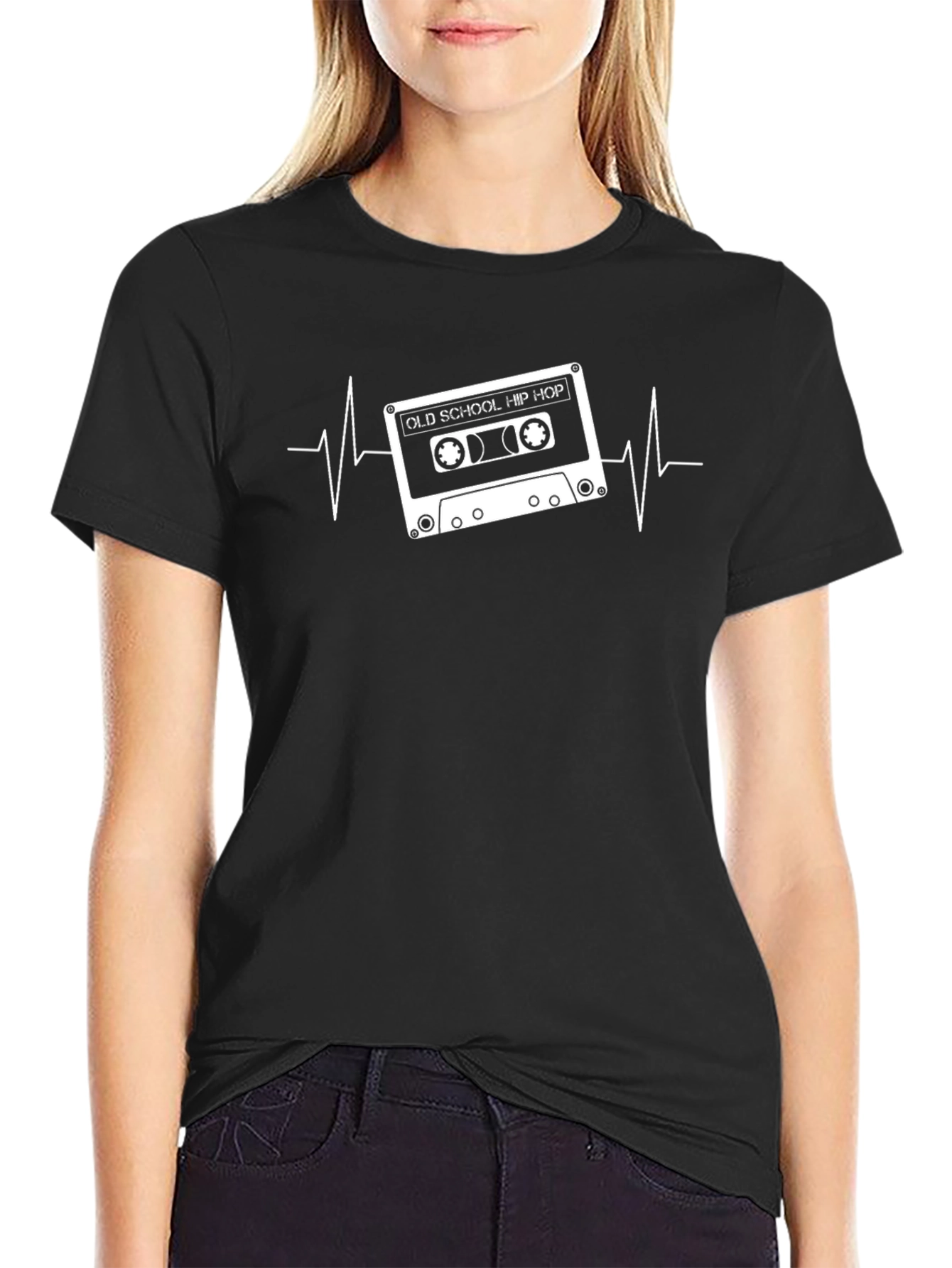 Old School Hip Hop Heartbeat T-Shirt