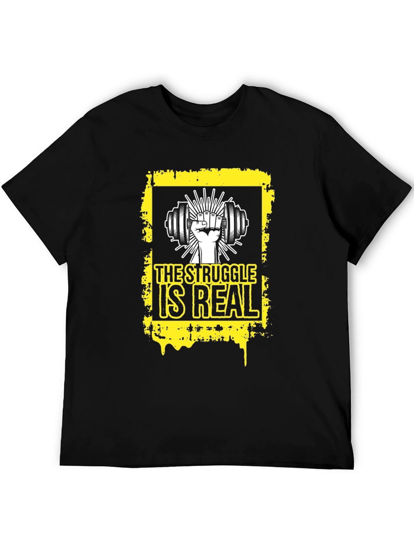 Struggle Is Real Workout Graphic T-Shirt