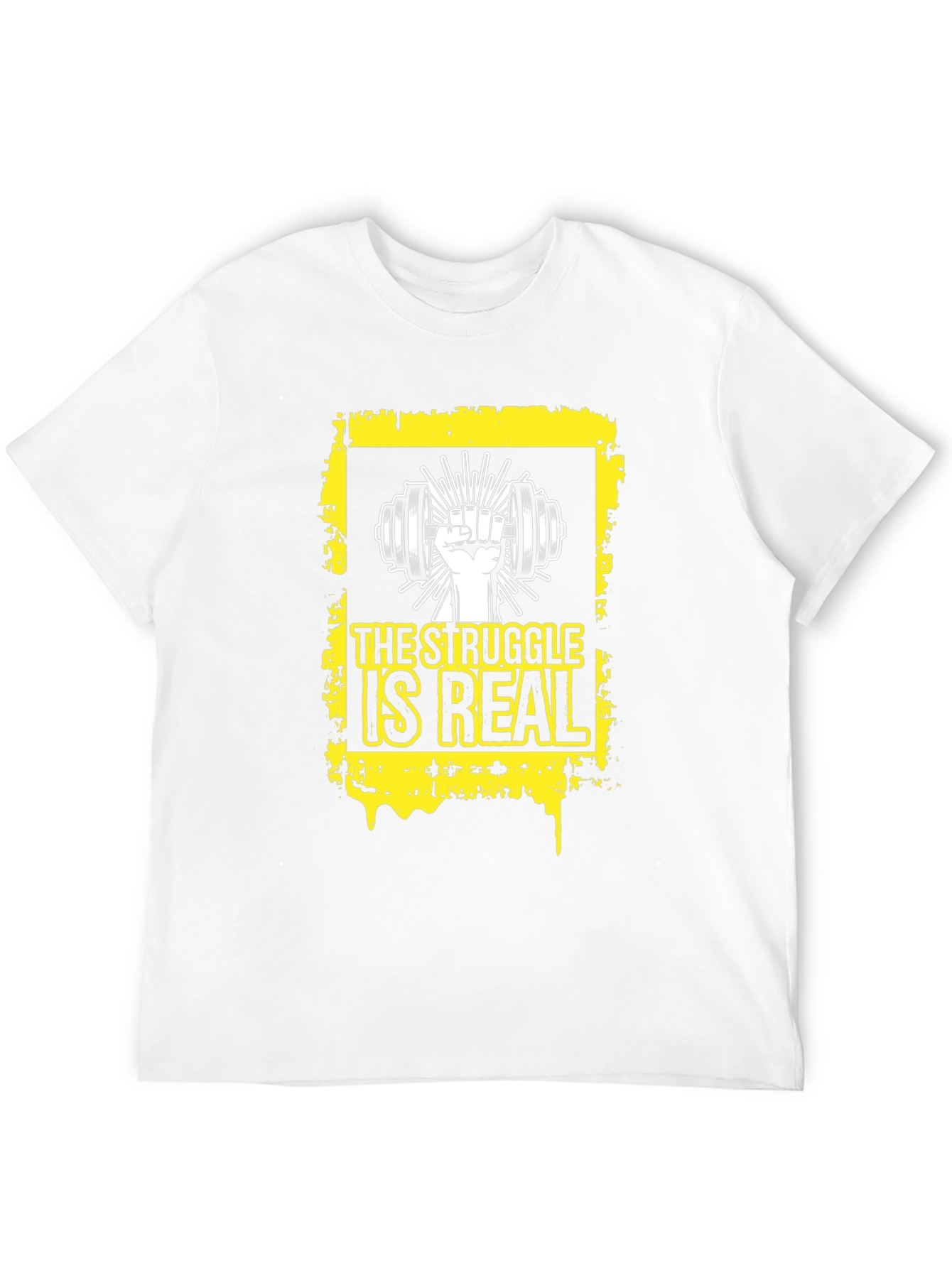 Struggle Is Real Workout Graphic T-Shirt