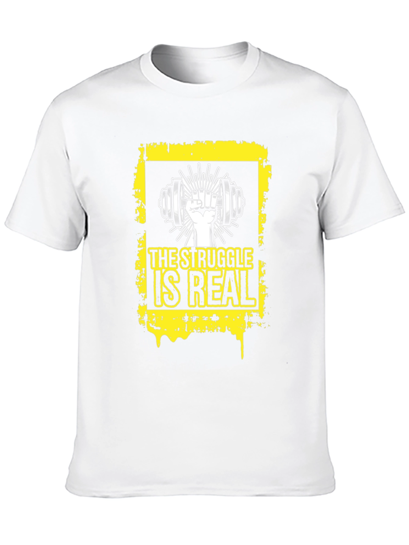 Struggle Is Real Workout Graphic T-Shirt