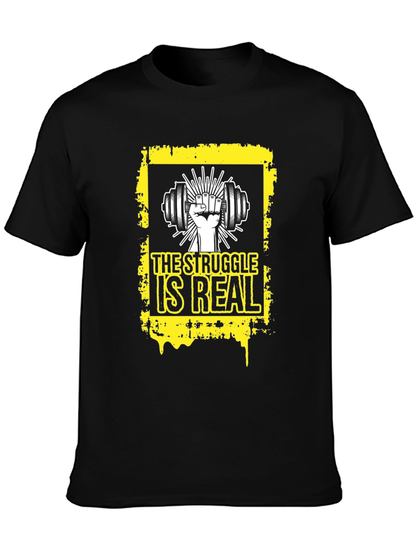 Struggle Is Real Workout Graphic T-Shirt