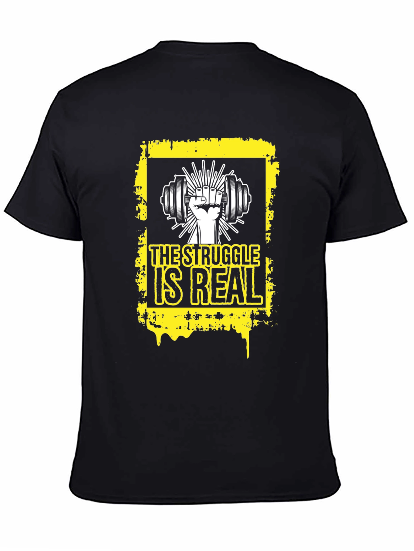 Struggle Is Real Workout Graphic T-Shirt