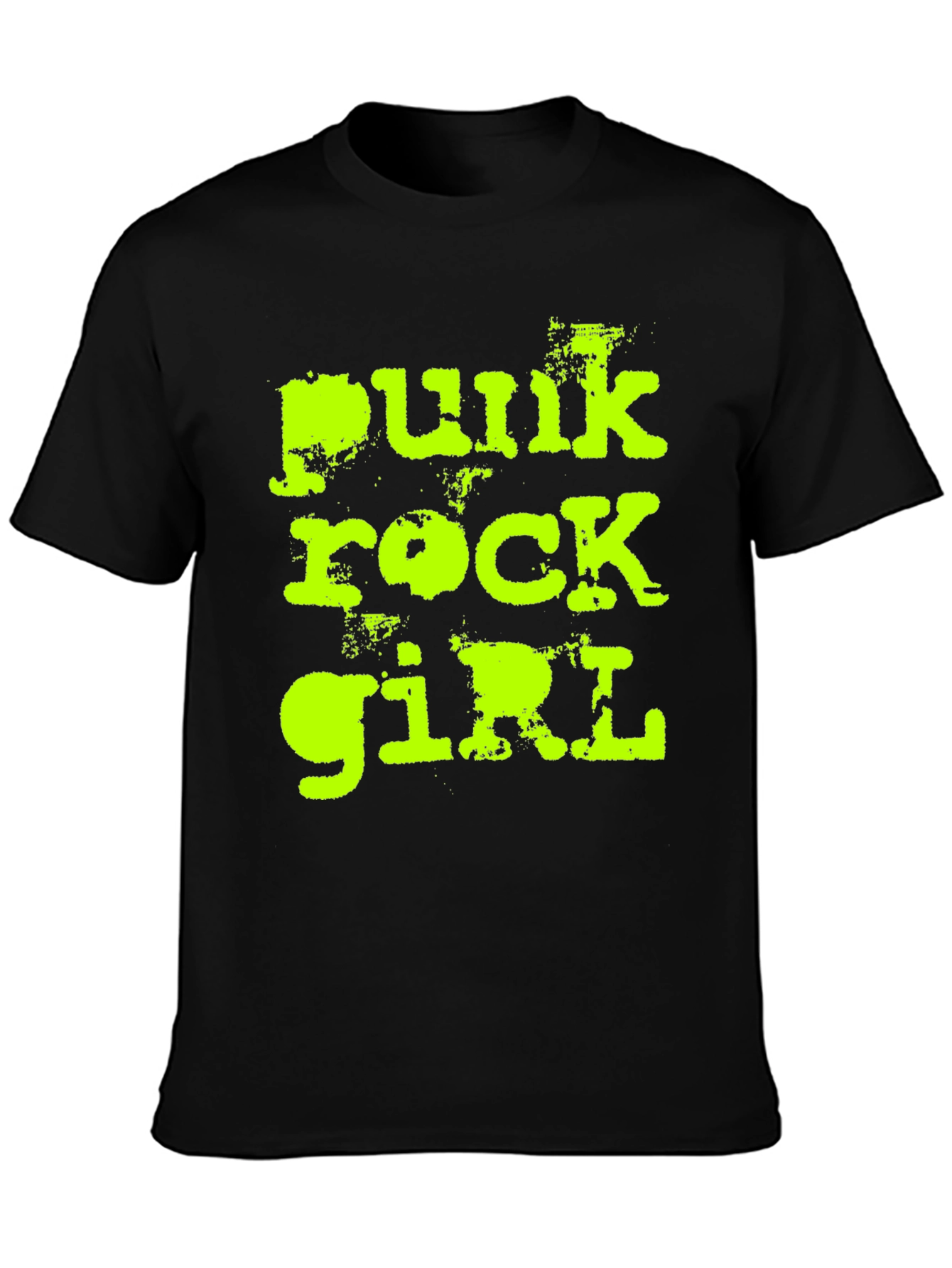 Punk Rock Girl Tee - Stylish Edgy Design