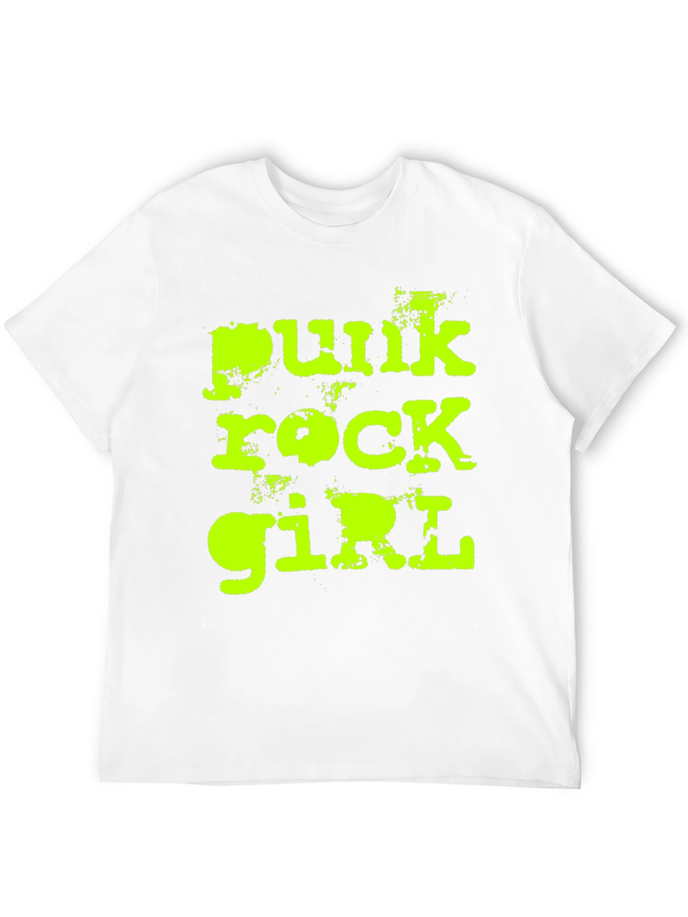Punk Rock Girl Tee - Stylish Edgy Design