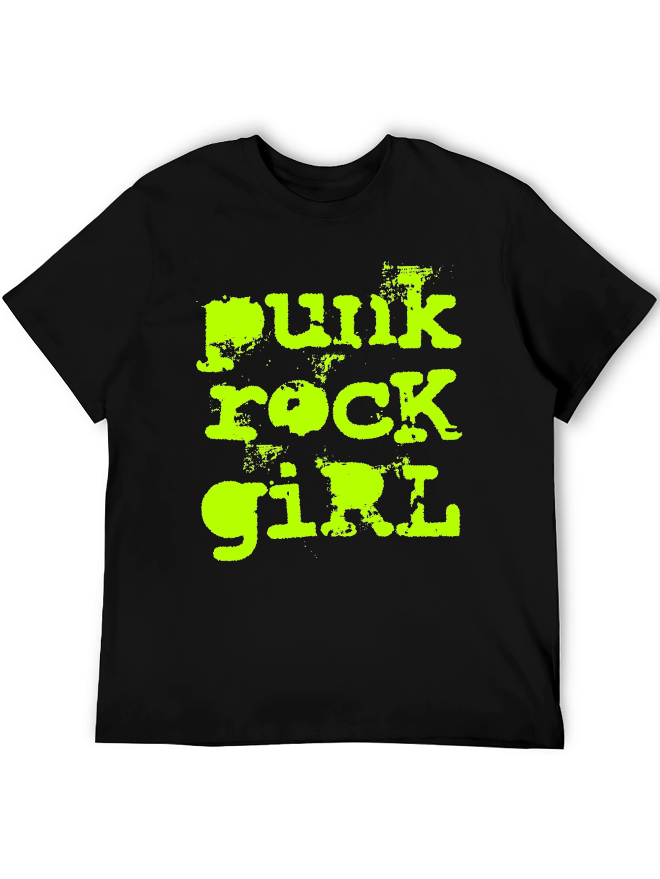 Punk Rock Girl Tee - Stylish Edgy Design