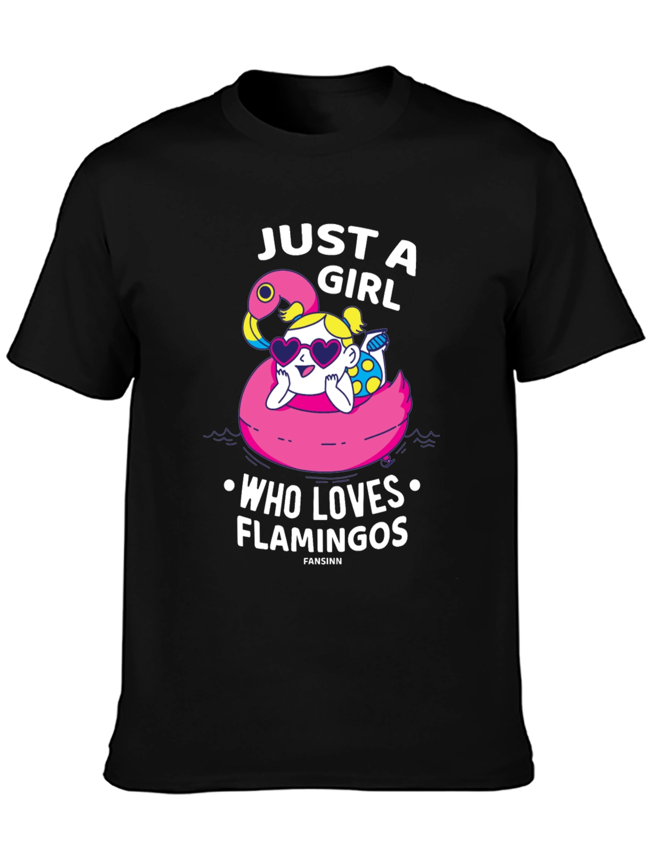Just A Girl Who Loves Flamingos T-Shirt