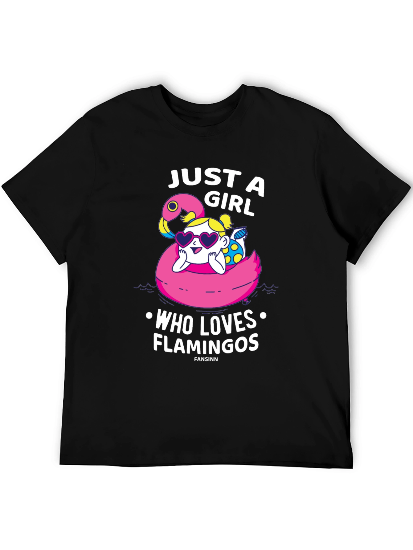 Just A Girl Who Loves Flamingos T-Shirt