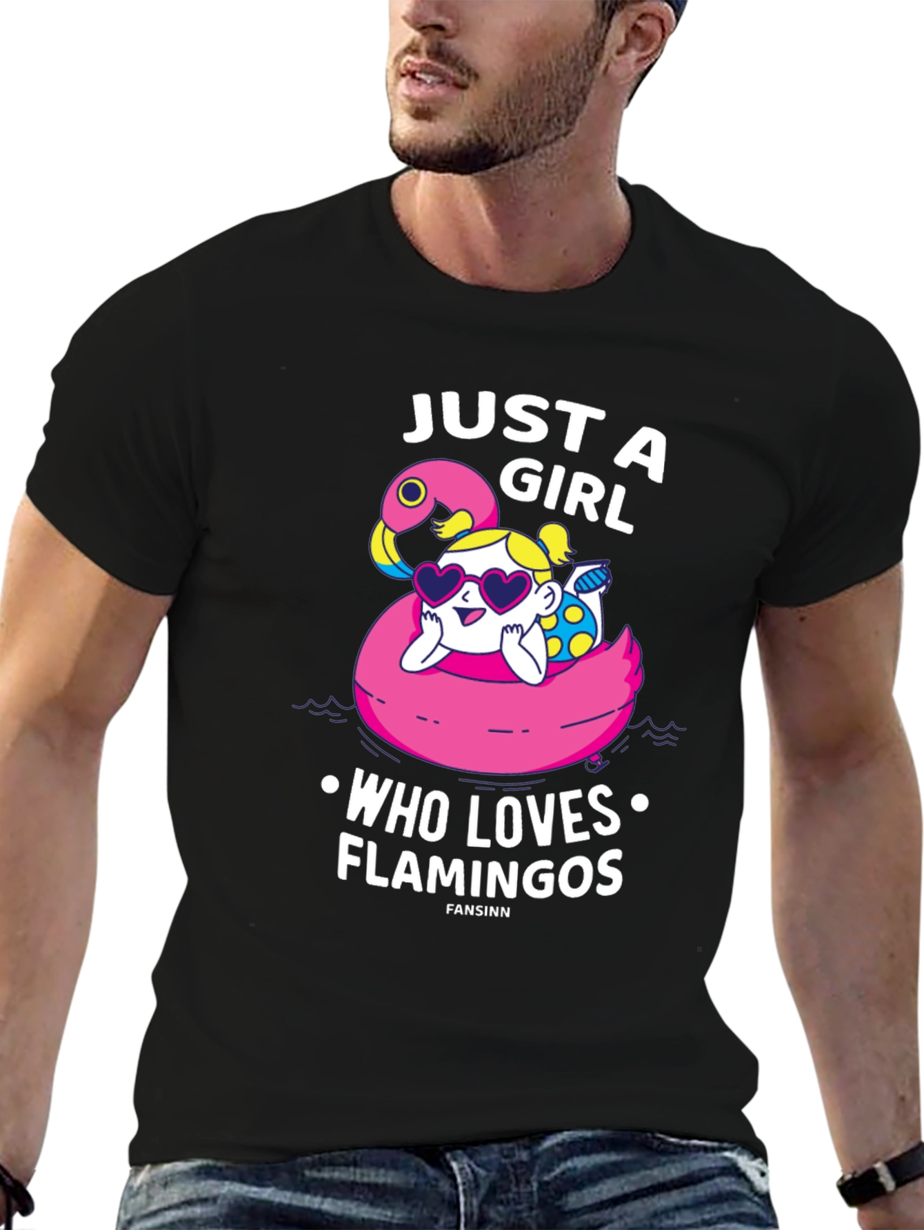 Just A Girl Who Loves Flamingos T-Shirt