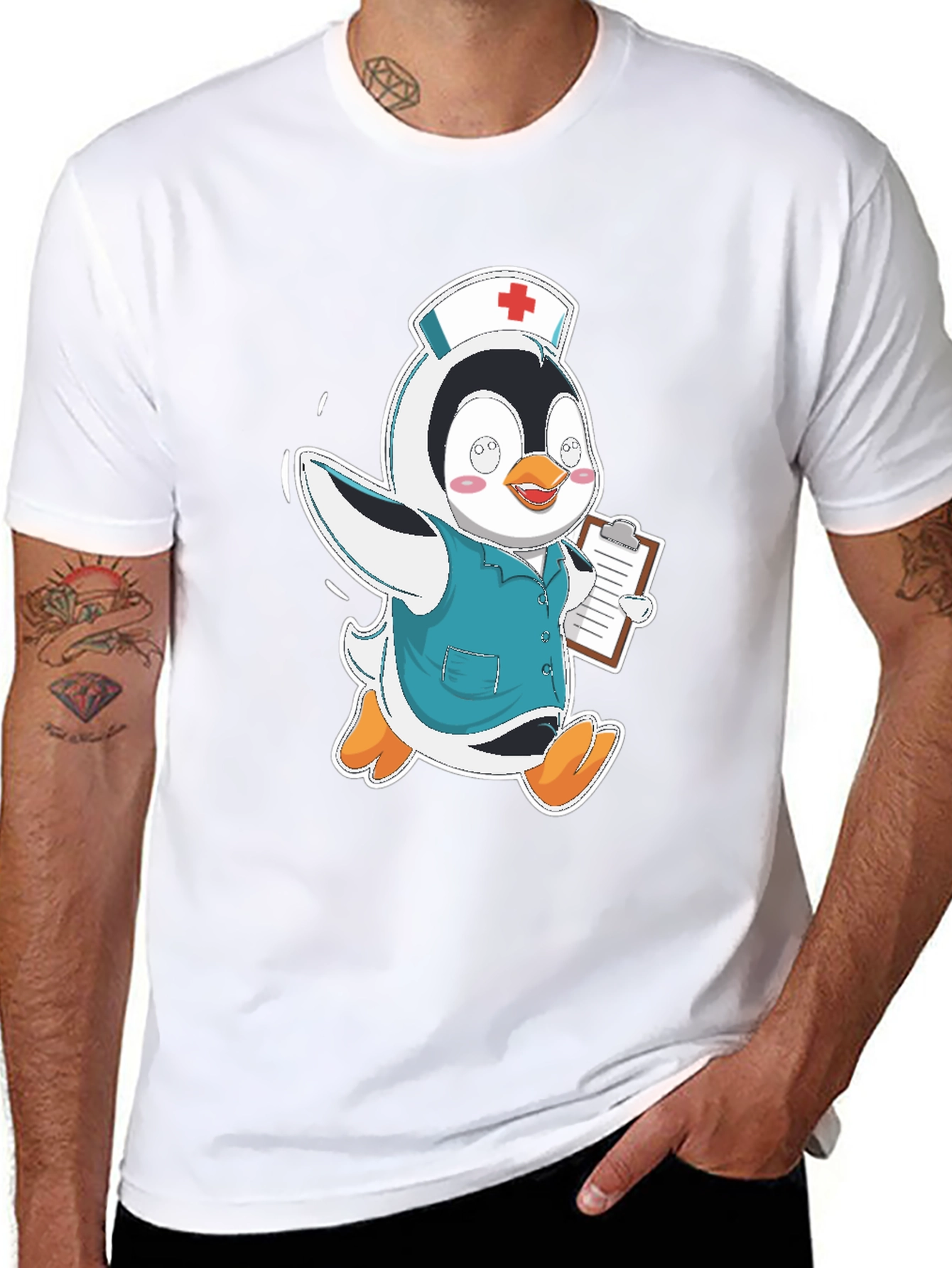 Nurse Penguin T-Shirt