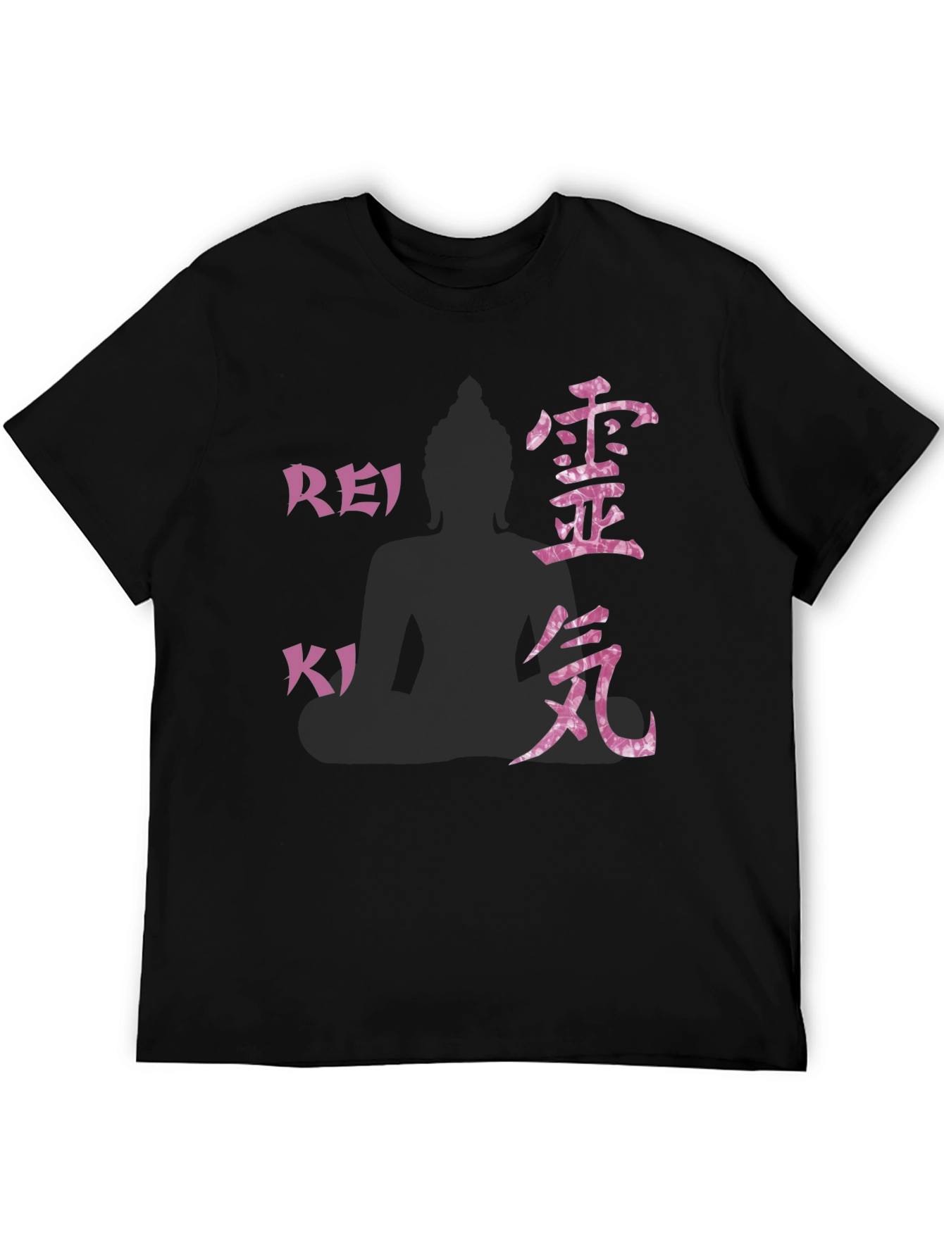 Reiki Symbol Graphic T-Shirt - Black
