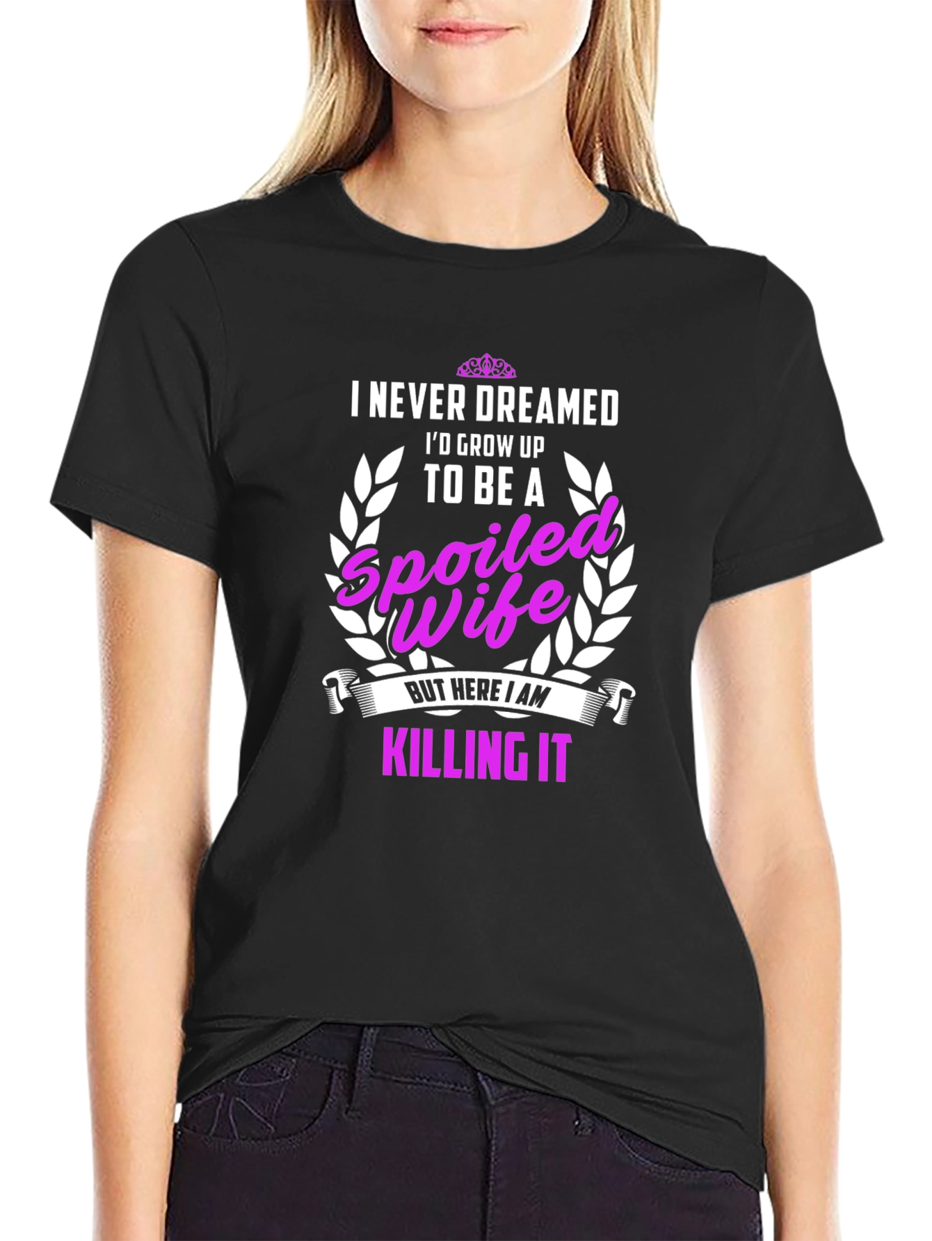 Spoiled Wife Graphic Tee - Killing It T-Shirt
