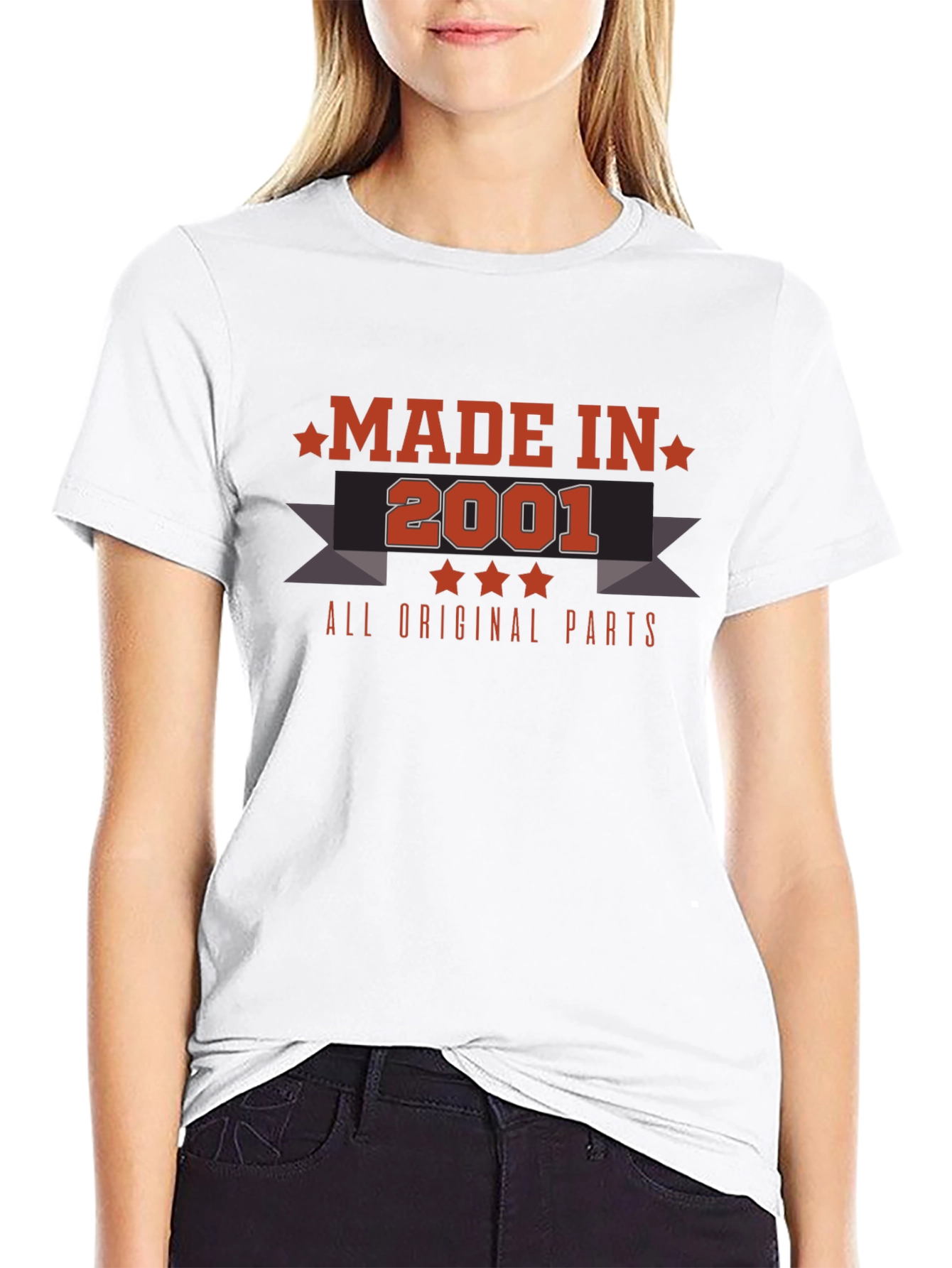 Made in 2001 T-Shirt - All Original Parts