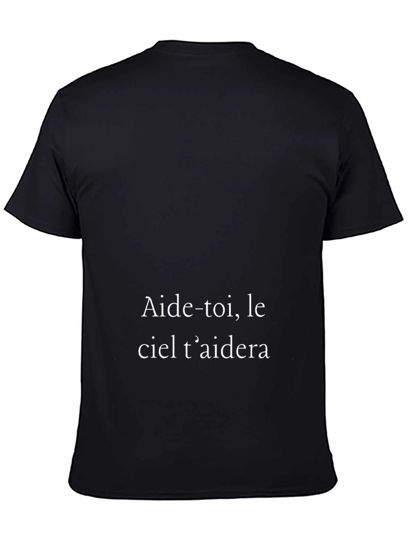 Aide-toi le ciel taidera Black T-Shirt