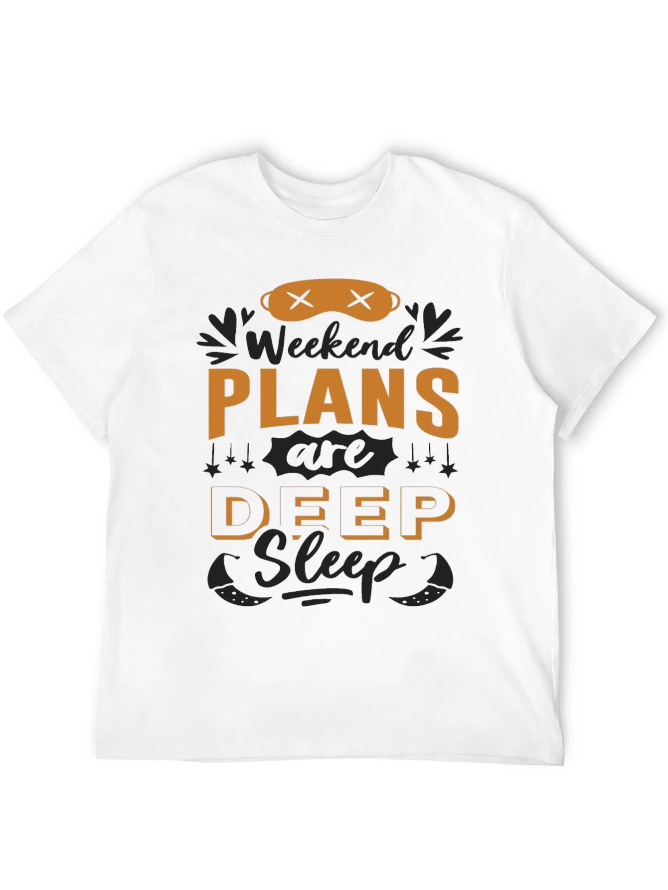 Weekend Plans Deep Sleep T-Shirt - Black