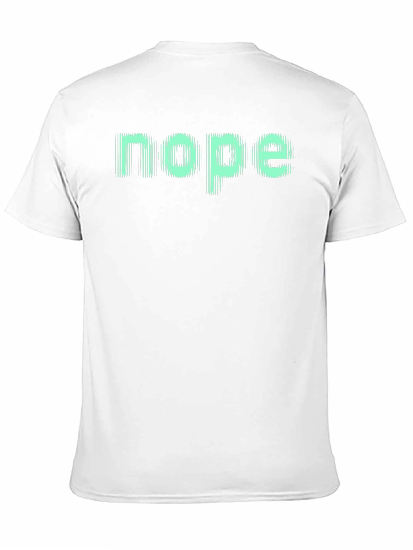 Nope Graphic Tee - Casual Black T-Shirt