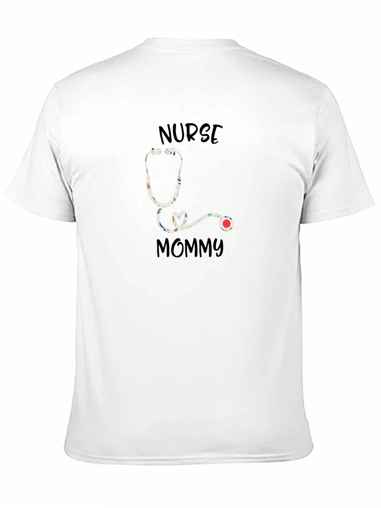 Nurse Mommy Stethoscope Graphic T-Shirt
