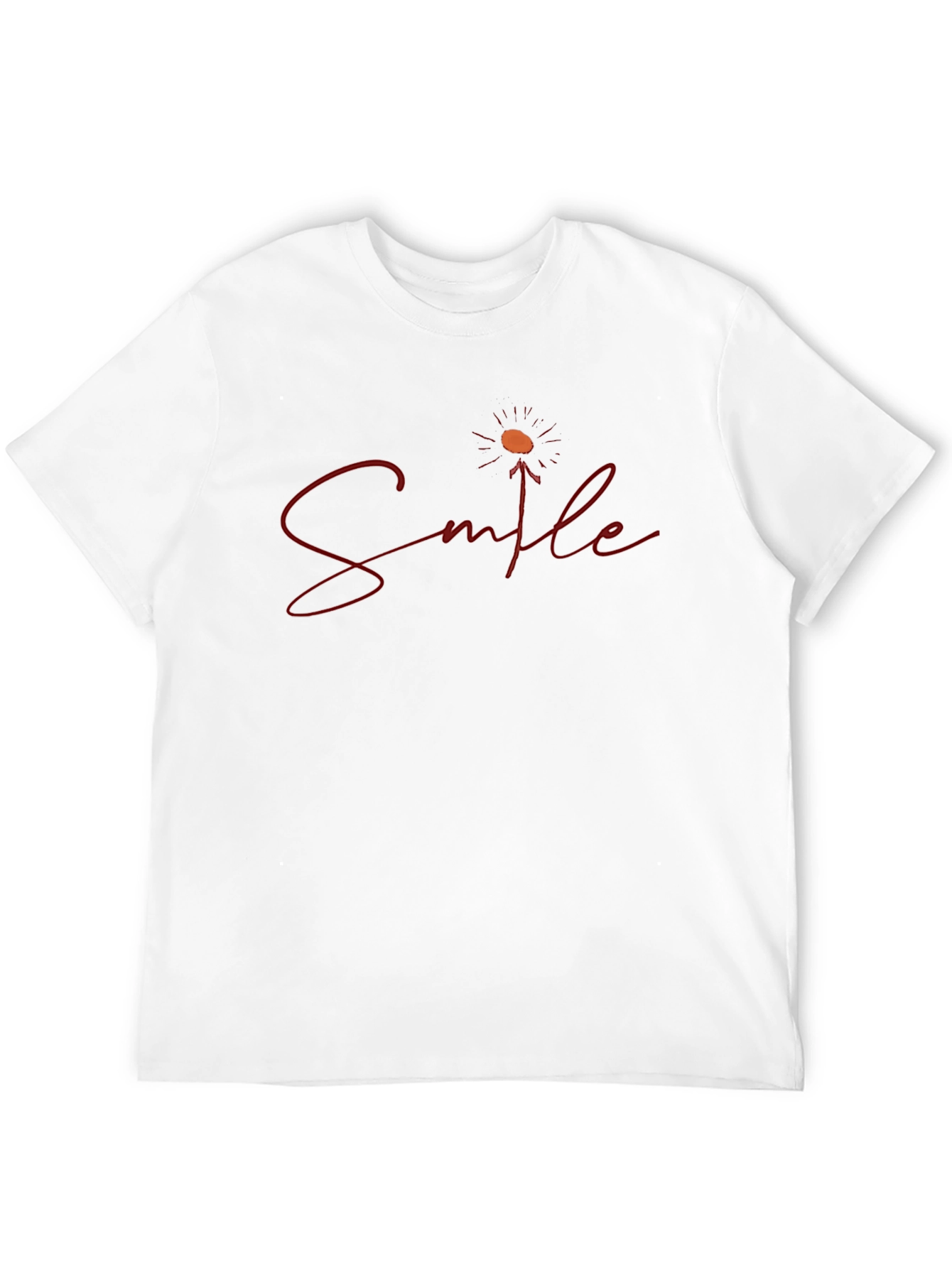 Smile Graphic Tee - Soft Black T-Shirt