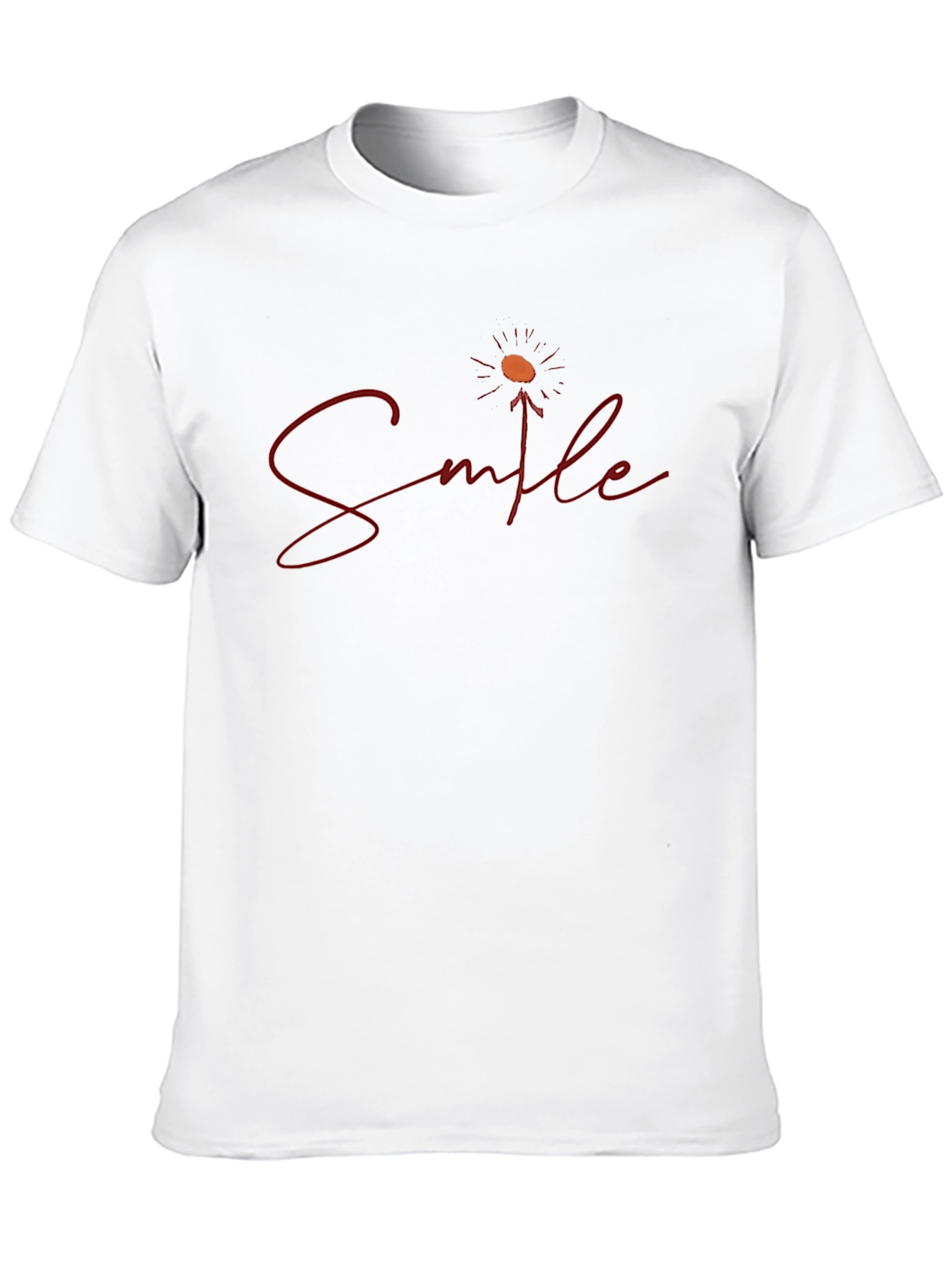 Smile Graphic Tee - Soft Black T-Shirt