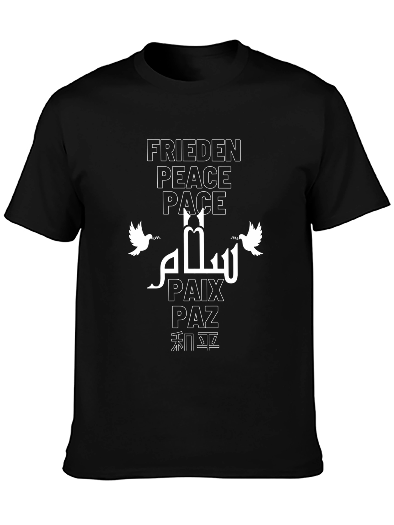 Peace Dove Graphic T-Shirt - Frieden Paix Paz