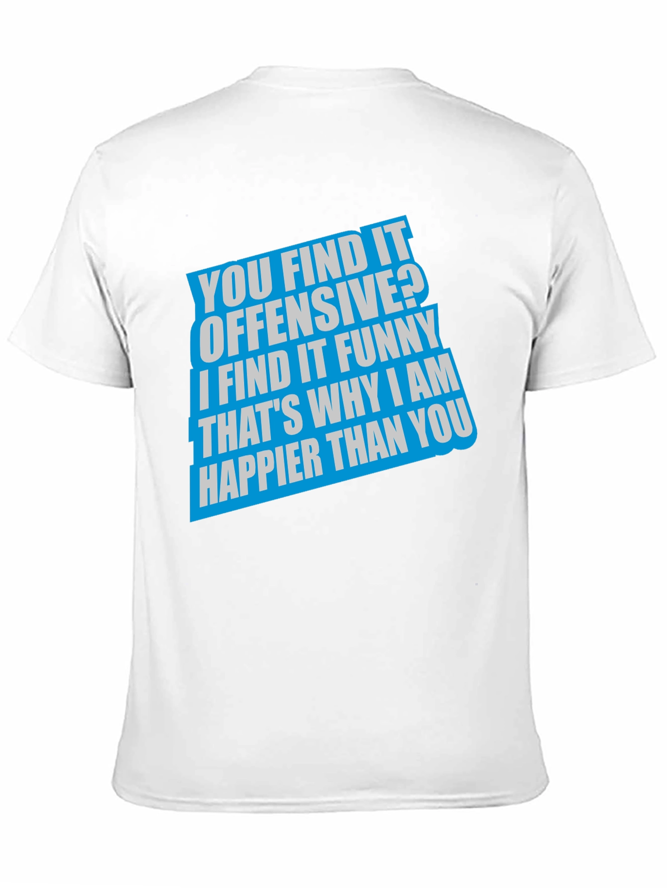 Offensive Funny Graphic T-Shirt - Black