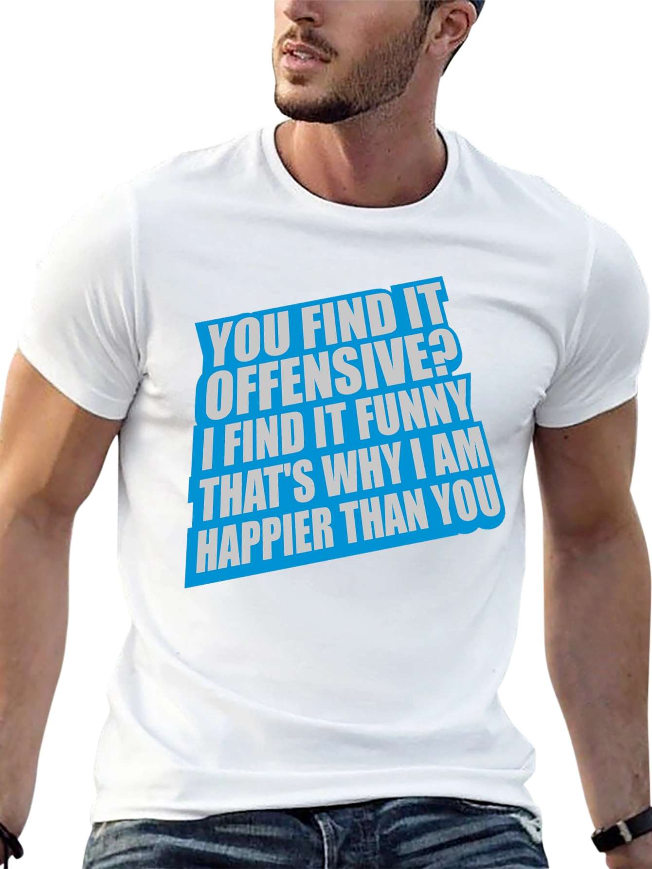 Offensive Funny Graphic T-Shirt - Black