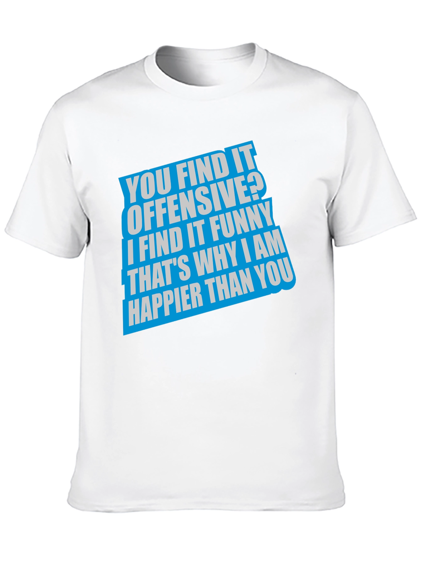 Offensive Funny Graphic T-Shirt - Black