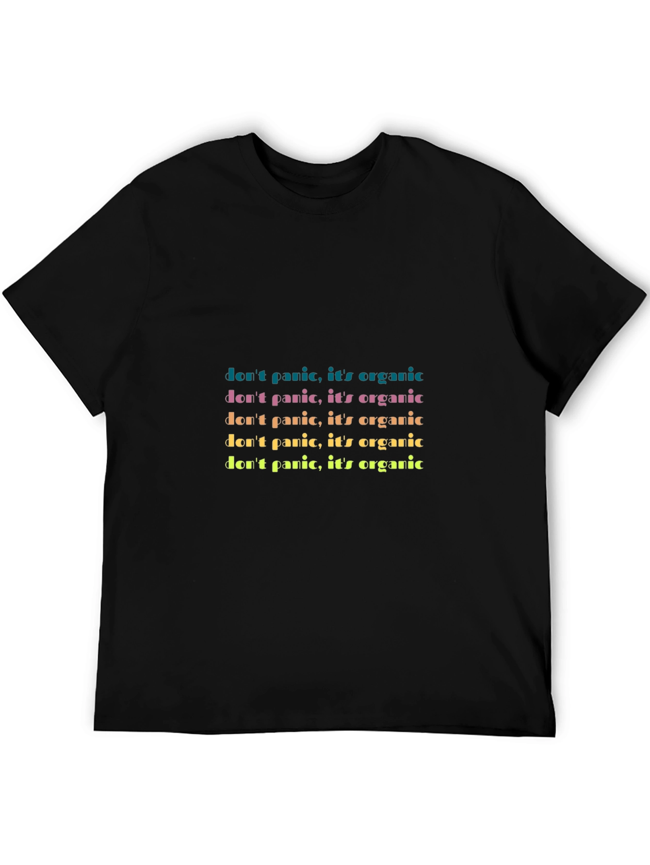 Dont Panic Organic Tee - Trendy Graphic T-Shirt