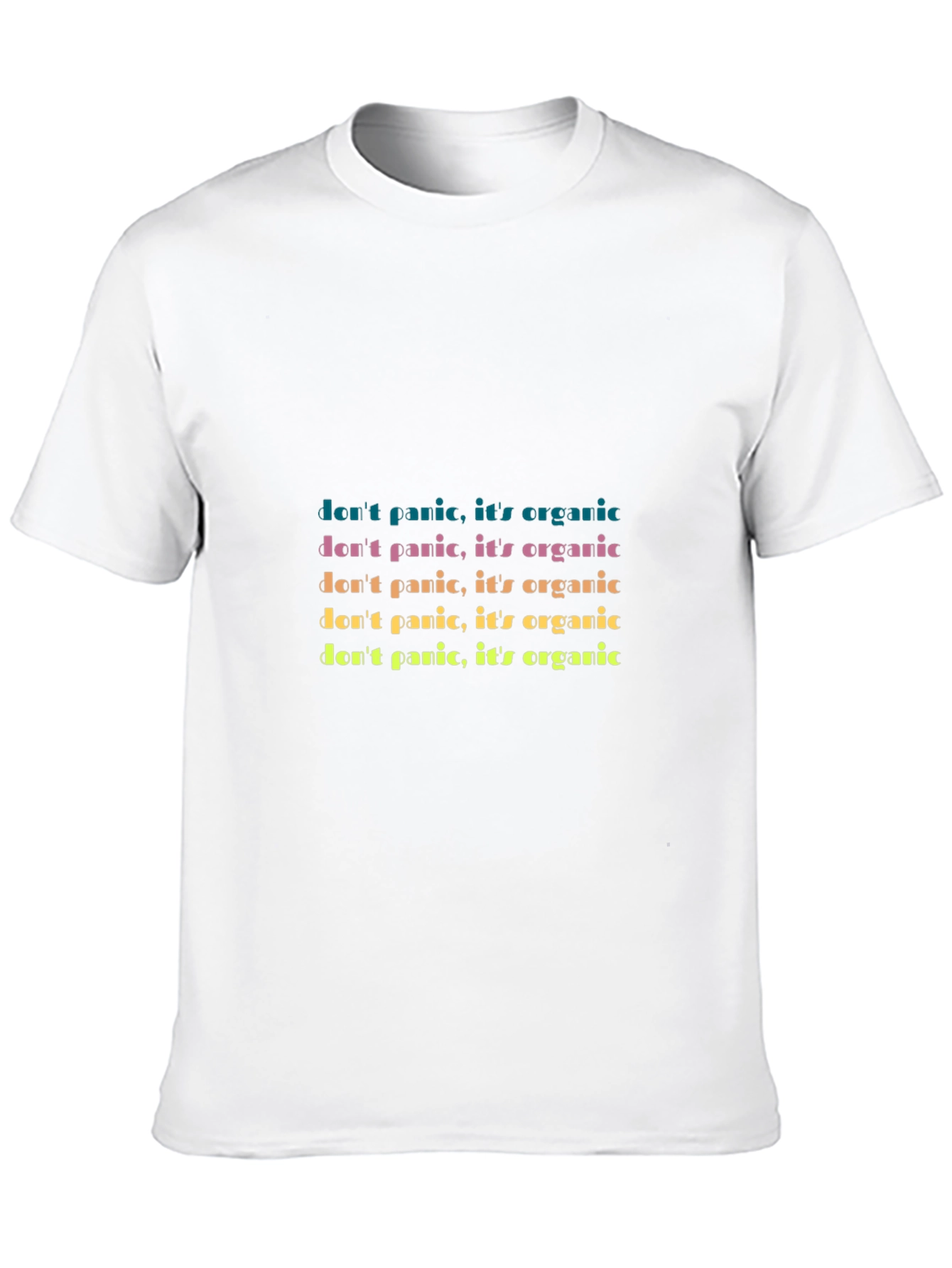Dont Panic Organic Tee - Trendy Graphic T-Shirt