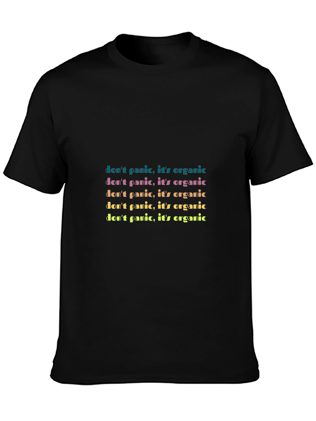 Dont Panic Organic Tee - Trendy Graphic T-Shirt