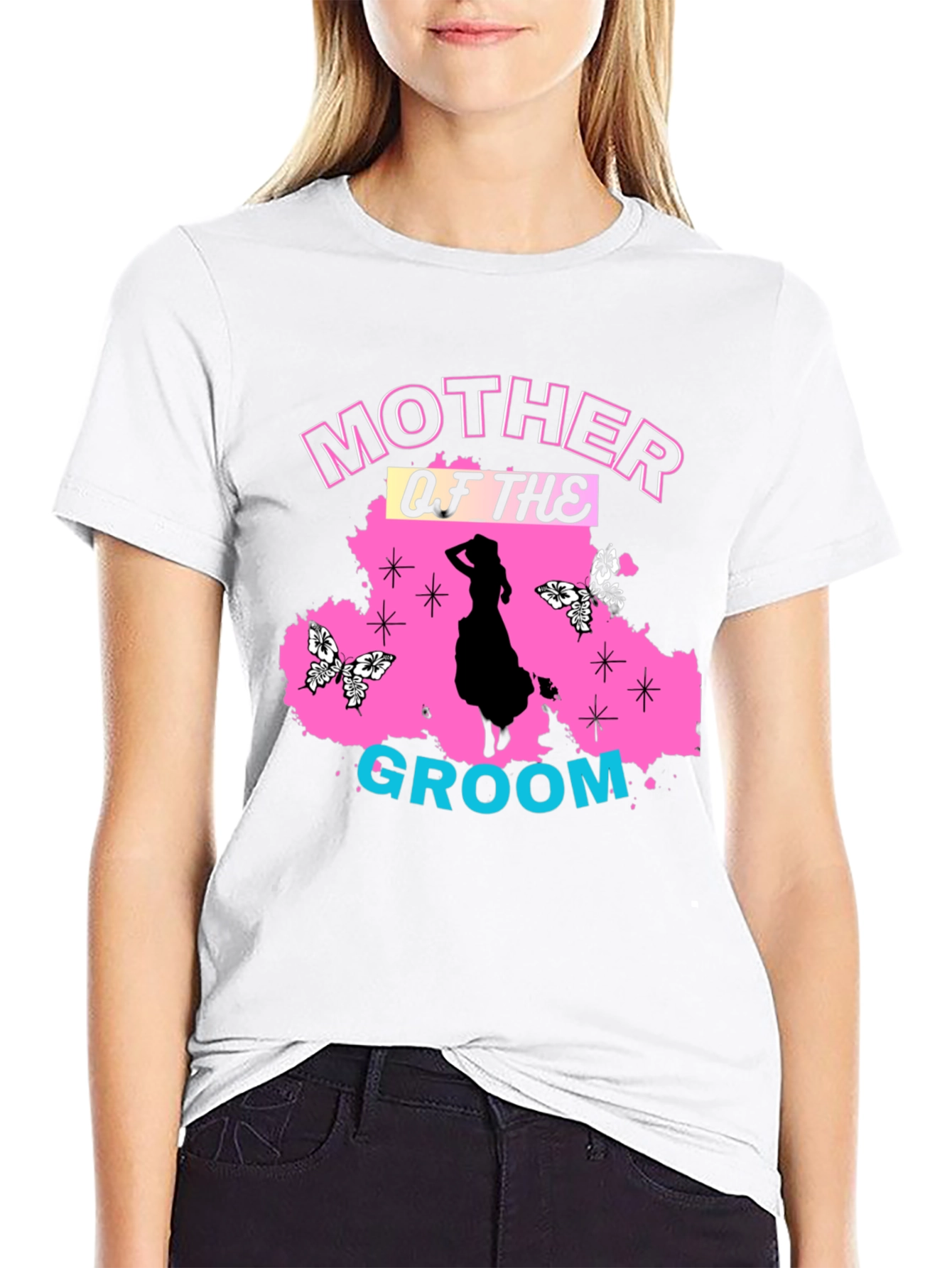 Mother of the Groom Black T-Shirt
