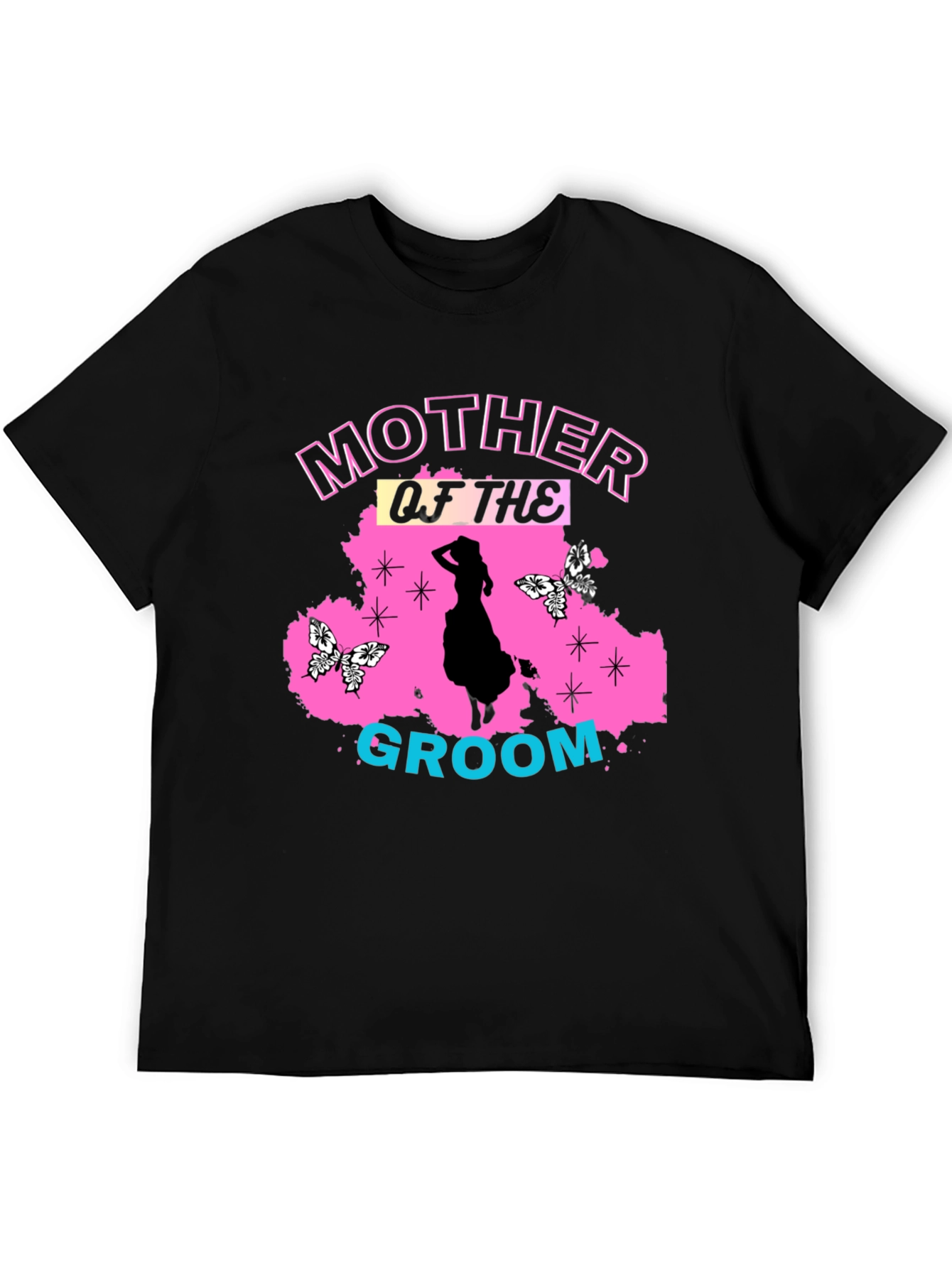 Mother of the Groom Black T-Shirt