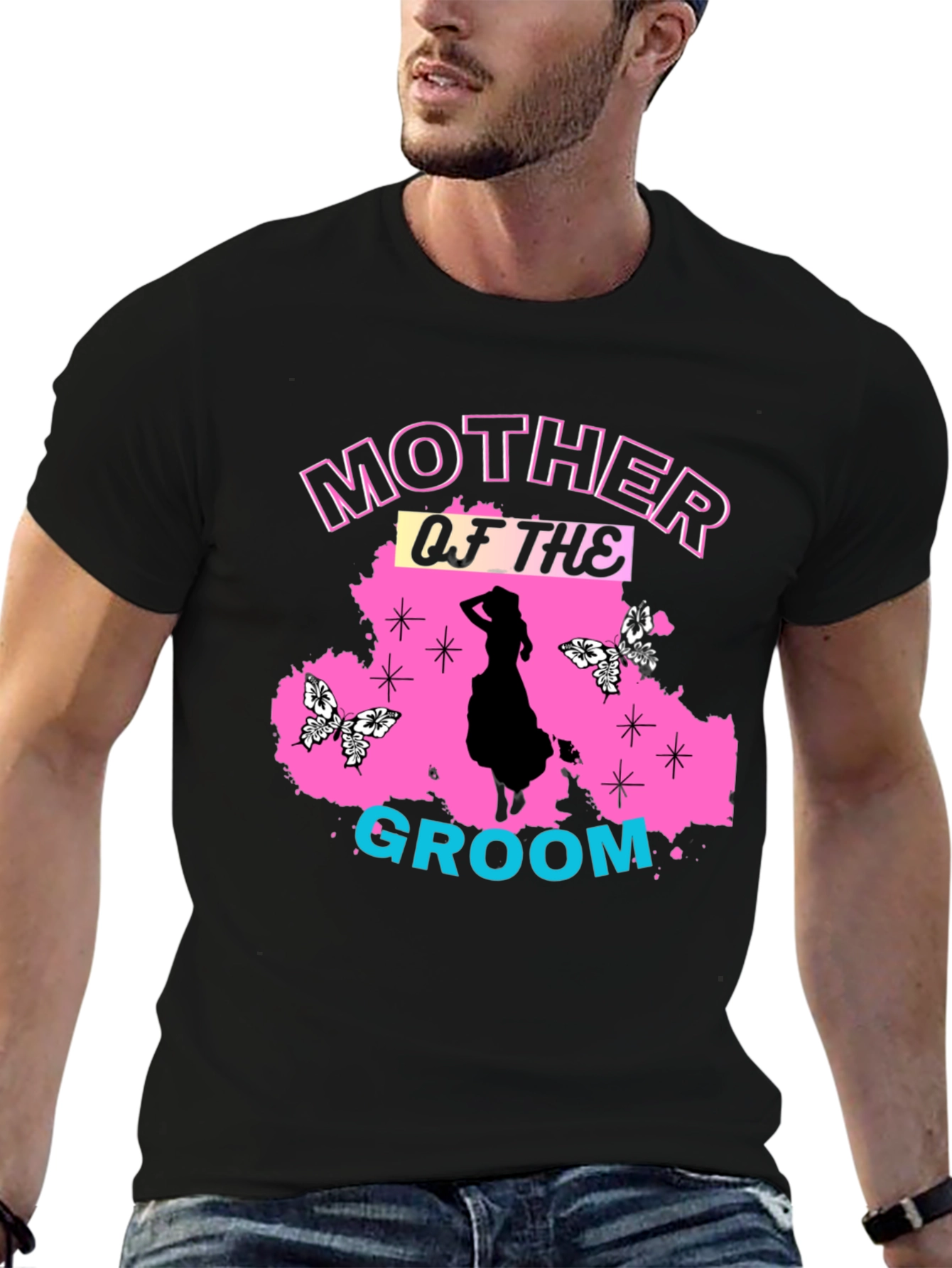 Mother of the Groom Black T-Shirt