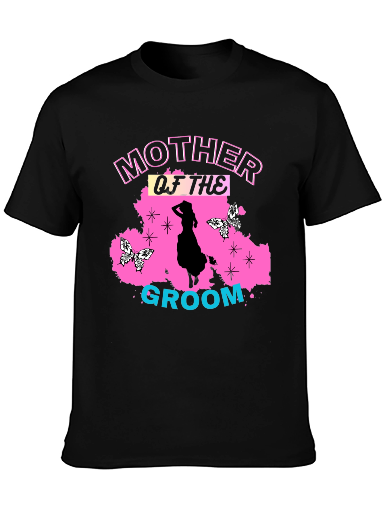 Mother of the Groom Black T-Shirt