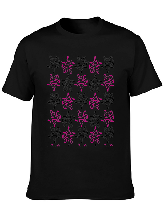Abstract Paisley Pattern T-Shirt