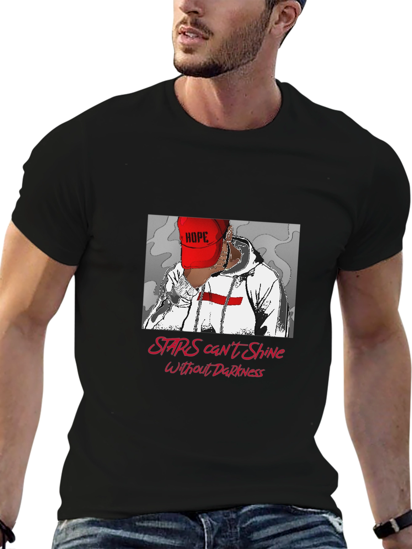 Stars Cant Shine T-Shirt - Unique Graphic Tee
