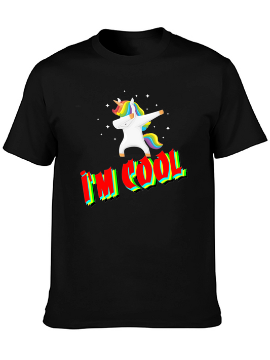 Dabbing Unicorn T-Shirt - Im Cool Graphic Tee