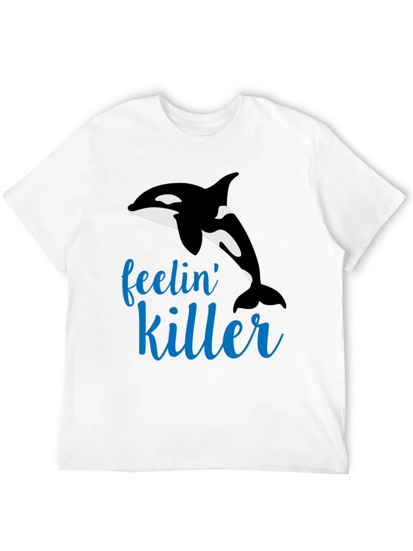 Feelin Killer Whale Black T-Shirt