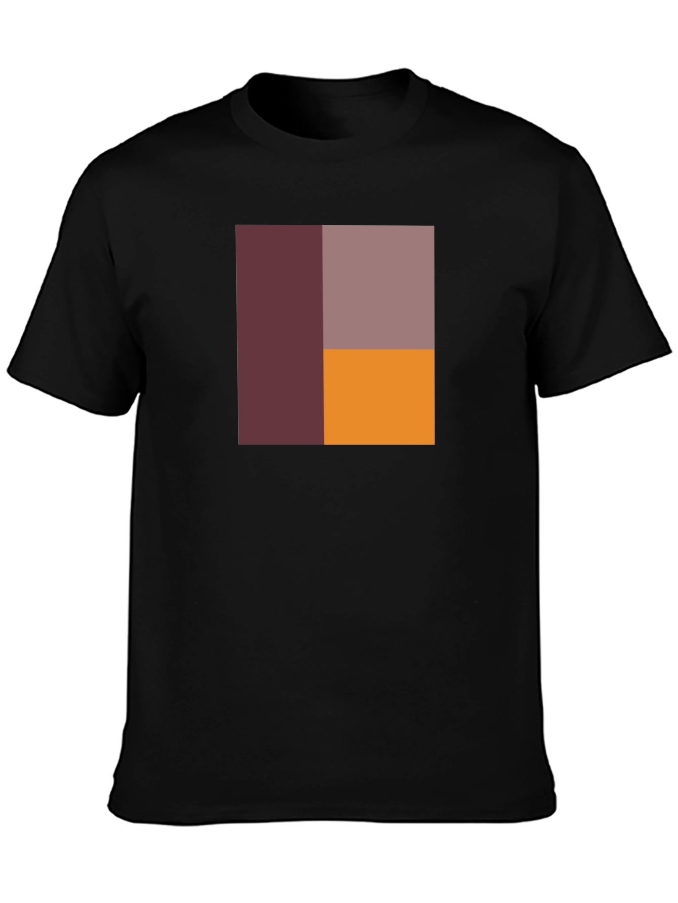 Abstract Block Graphic Tee - Modern Art T-Shirt